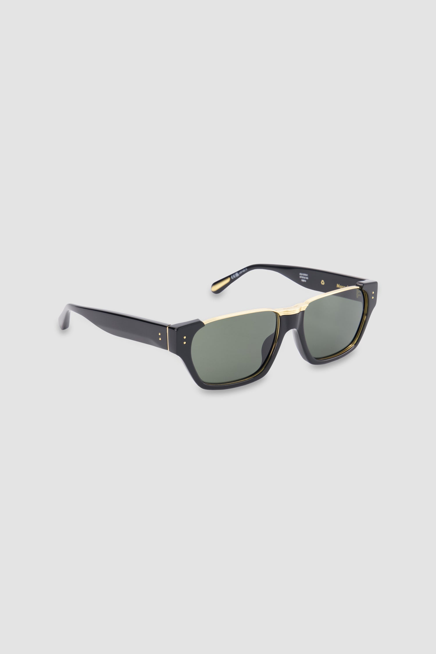 Linda Farrow Black/Grey Marcel Sunglasses