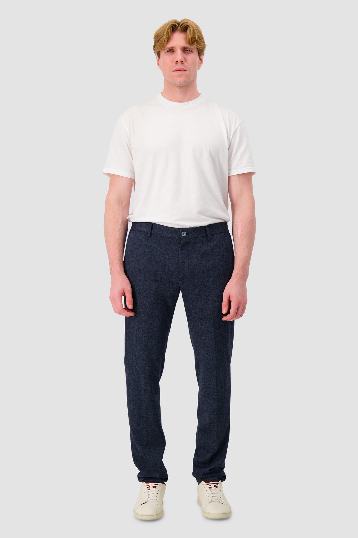 Stefano Ricci Navy Wool Sport Trousers