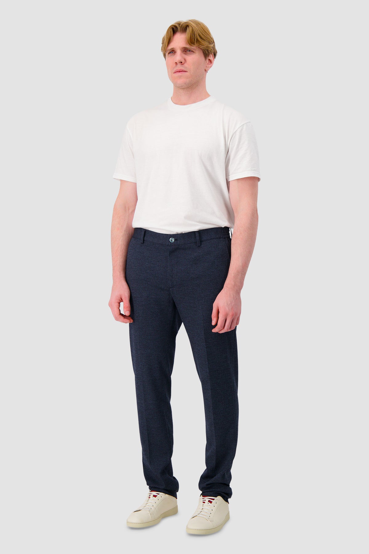 Stefano Ricci Navy Wool Sport Trousers