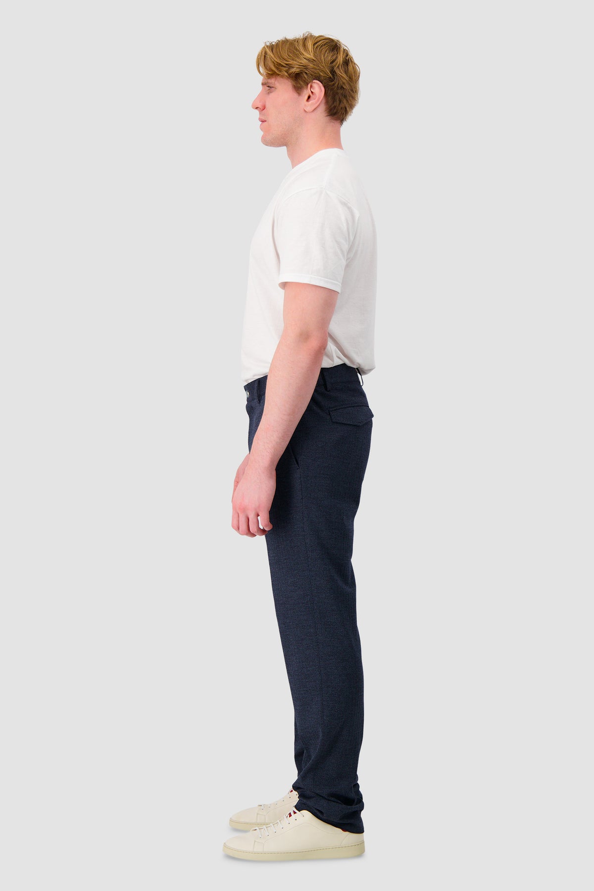 Stefano Ricci Navy Wool Sport Trousers