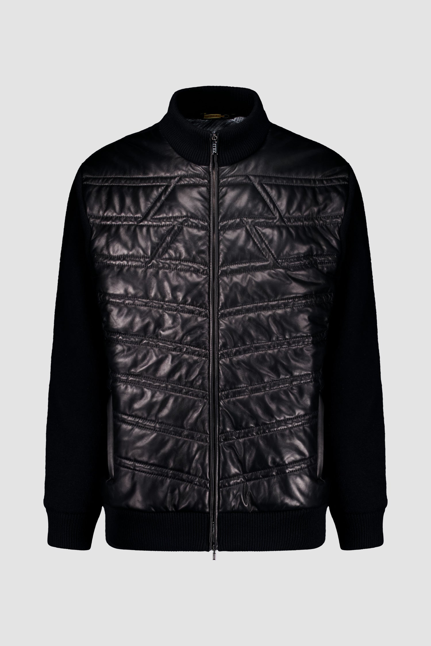 Zilli Black Lambskin Cardigan