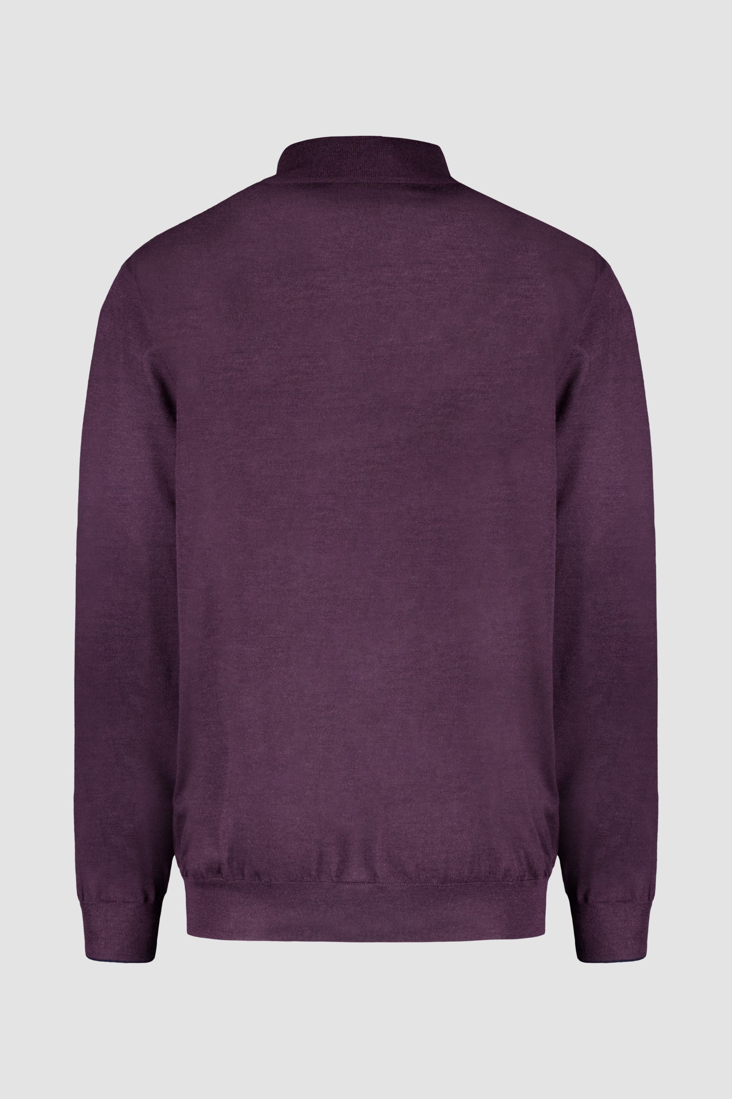 Zilli Burgundy Zipped Mock Neck Sweater