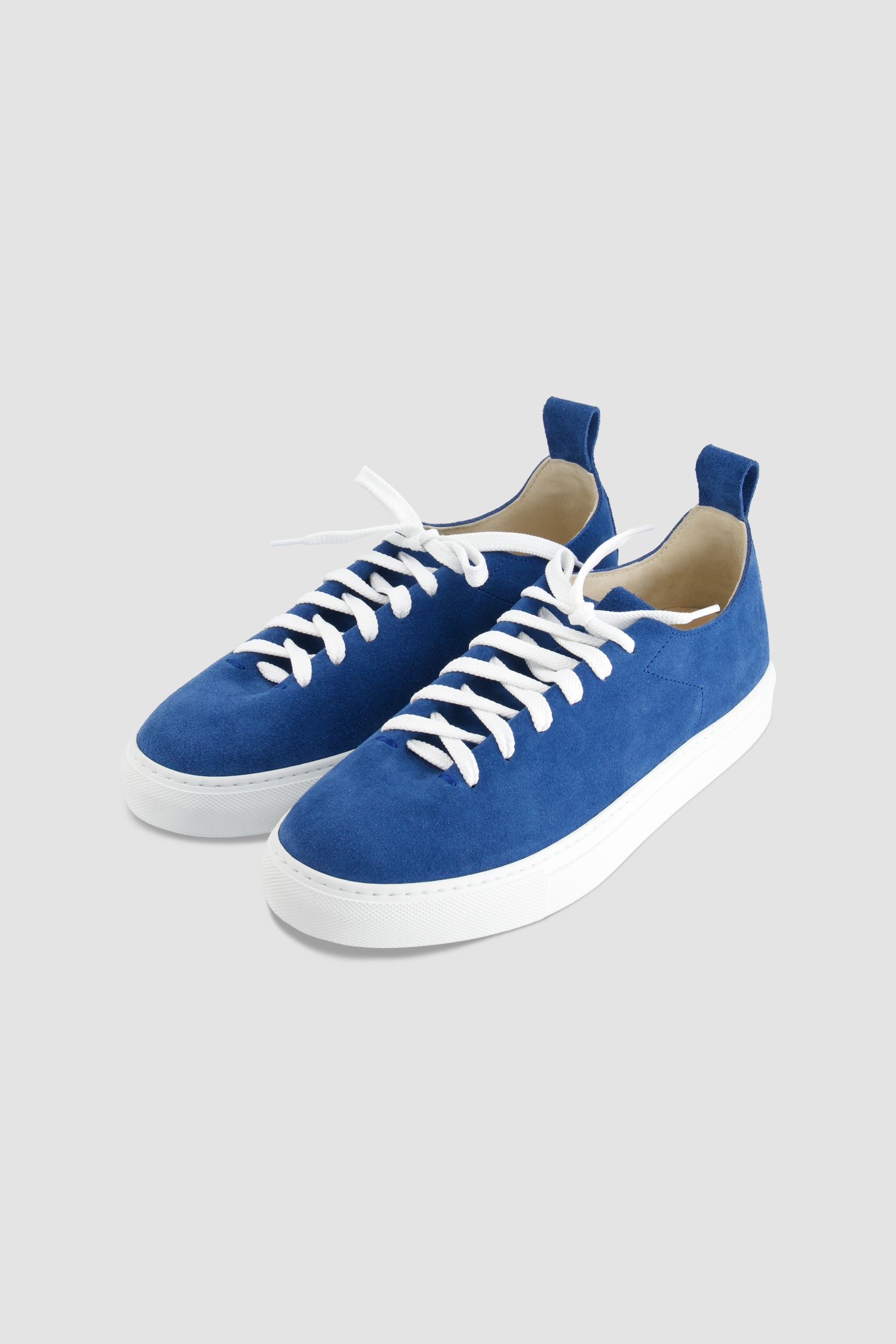 Stefano Bemer Navy Suede Sneakers