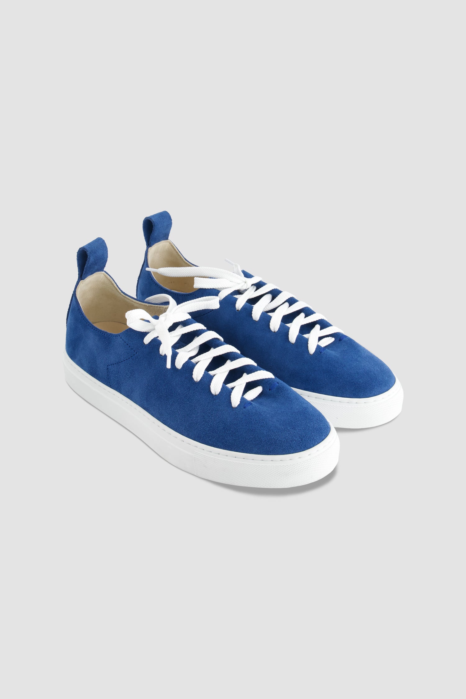 Stefano Bemer Navy Suede Sneakers