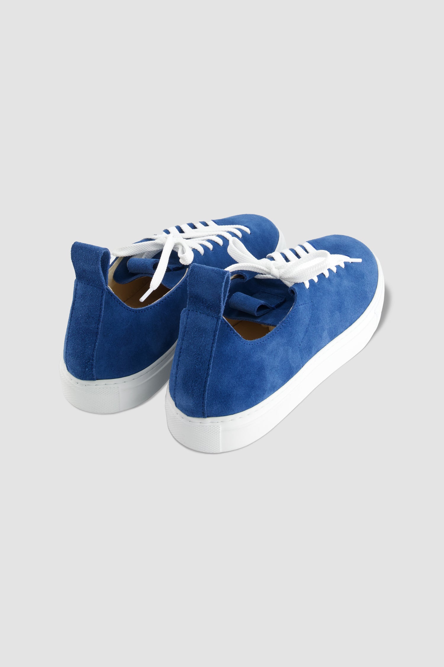 Stefano Bemer Navy Suede Sneakers