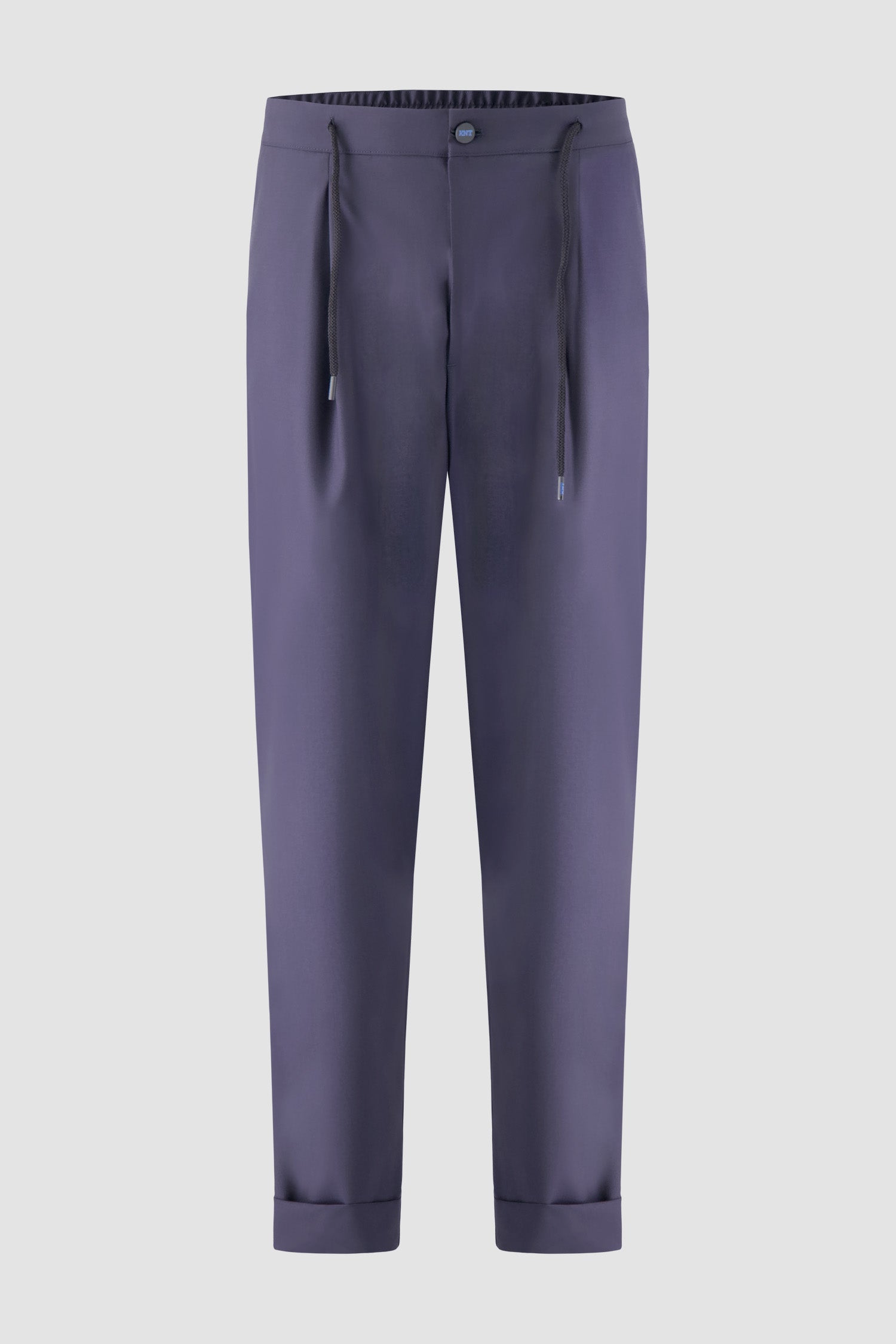 Kiton Dark Grey Wool Trousers