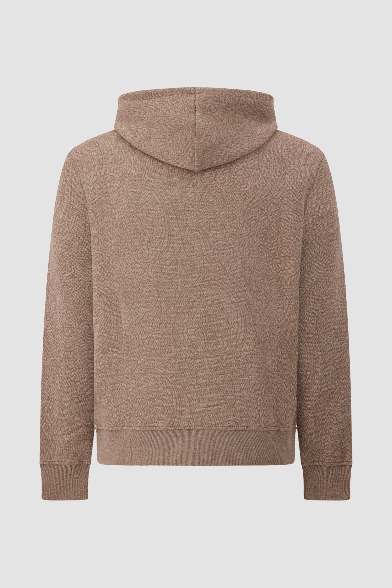 Etro Milano Beige Paisley Knit Hoodie
