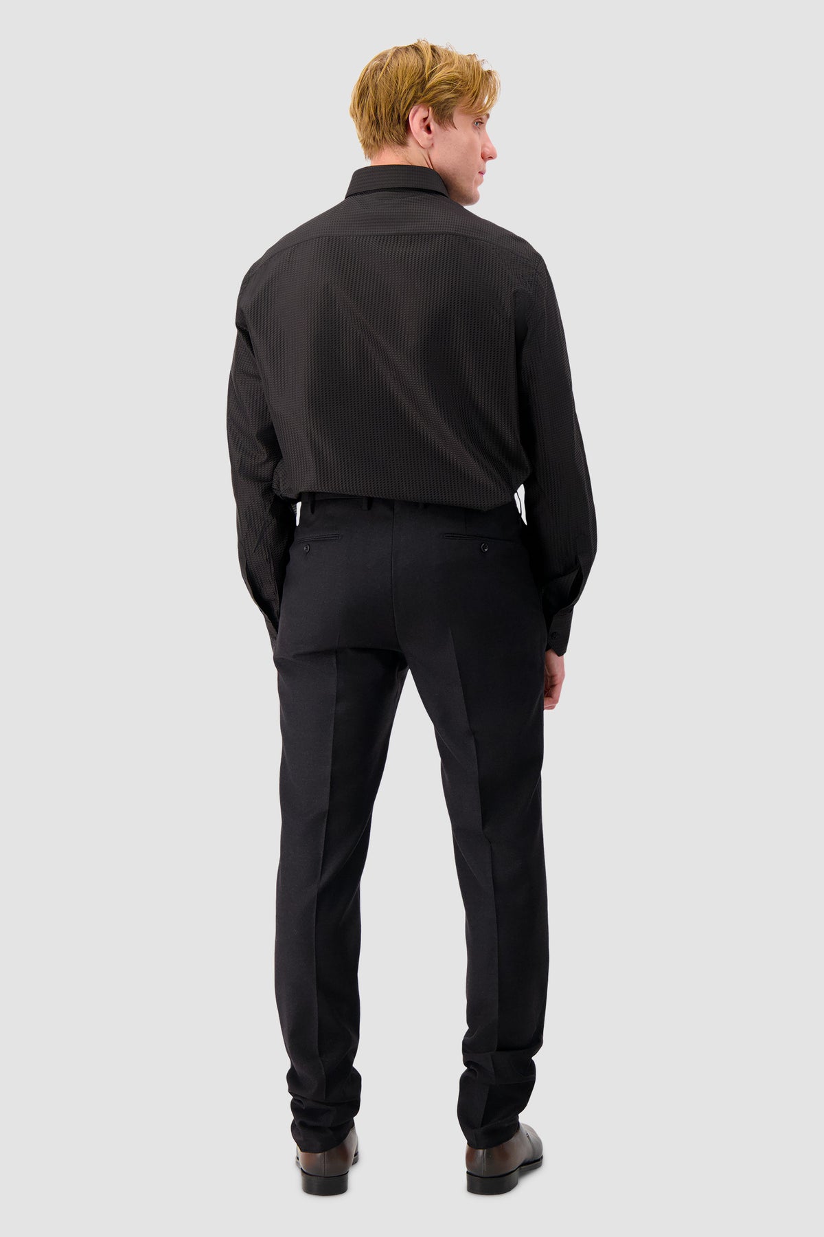 Stefano Ricci Black Textured Shirt