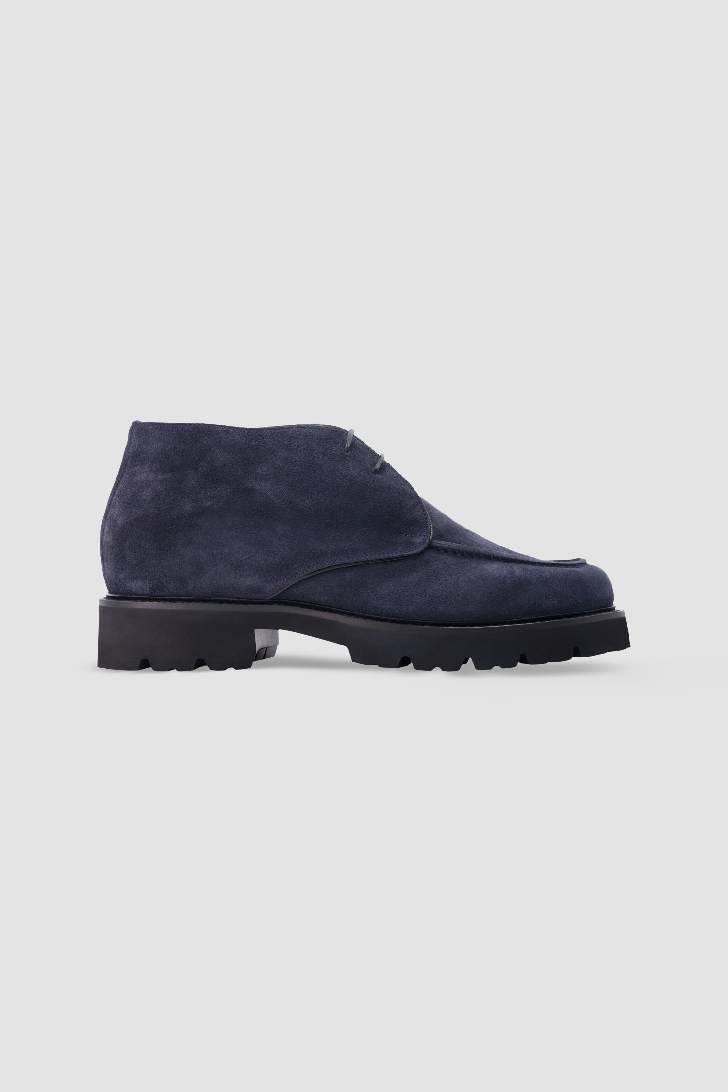 Testoni Navy Suede Chukka Boots