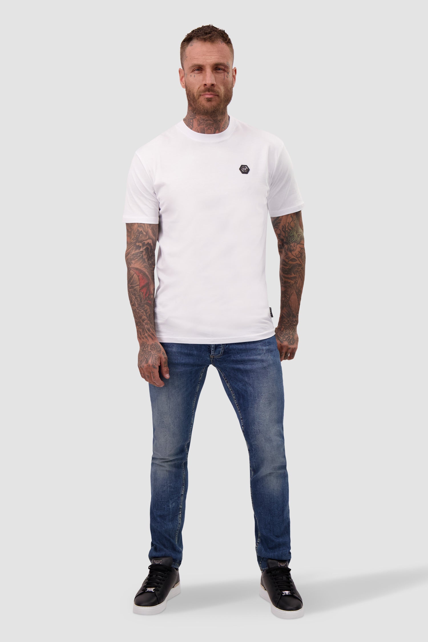 Philipp Plein Round Neck SS Basic T-Shirt