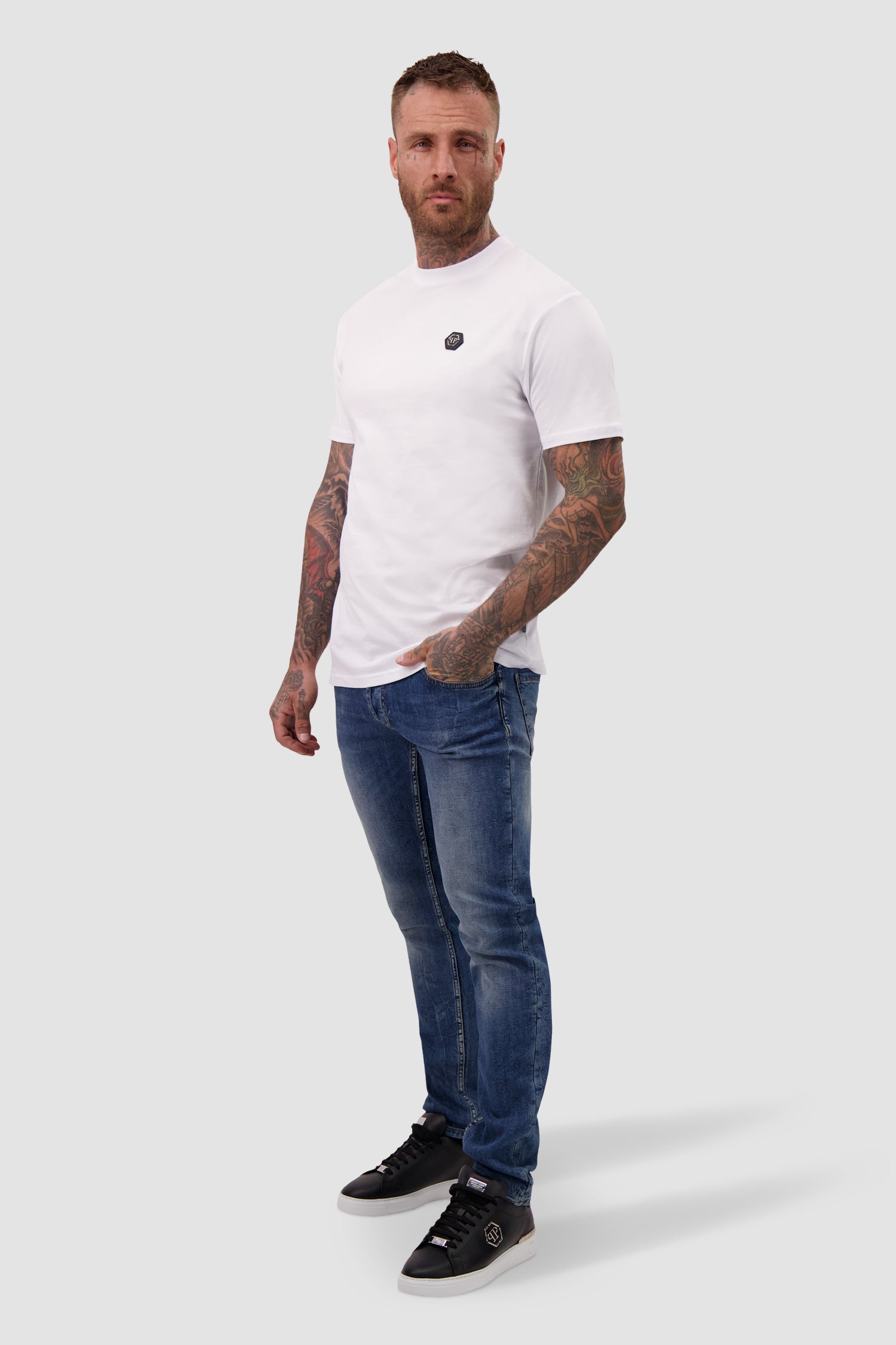 Philipp Plein Round Neck SS Basic T-Shirt