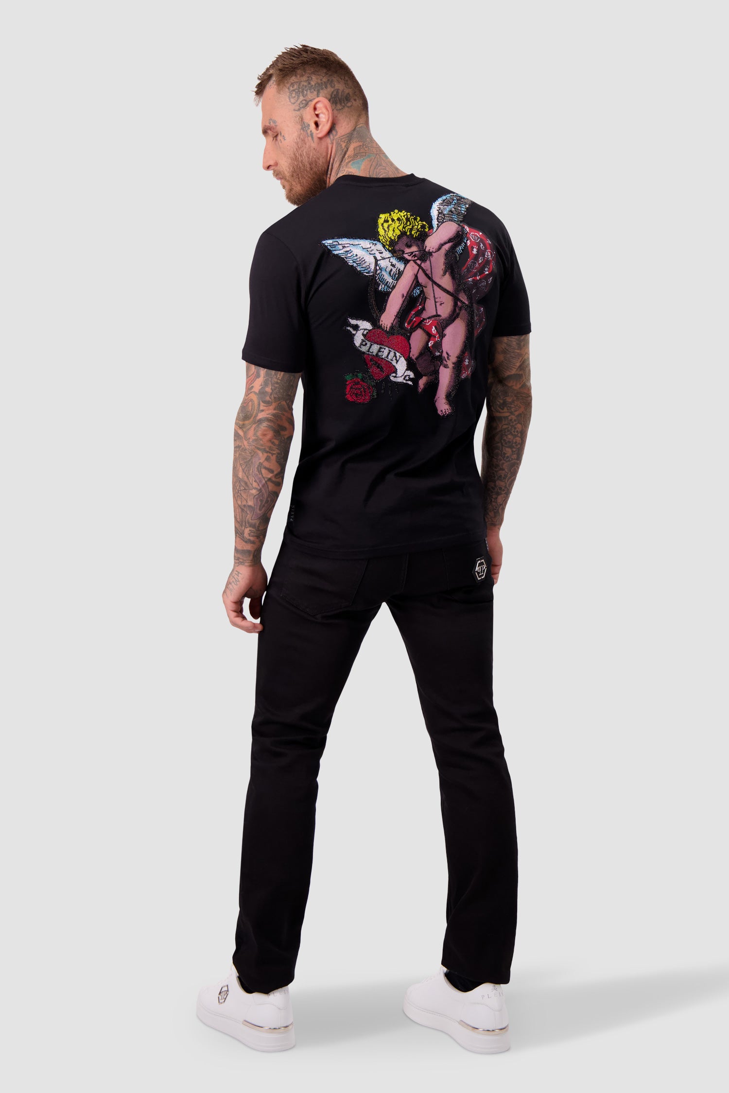 Philipp Plein Round Neck SS Love Angel T-Shirt