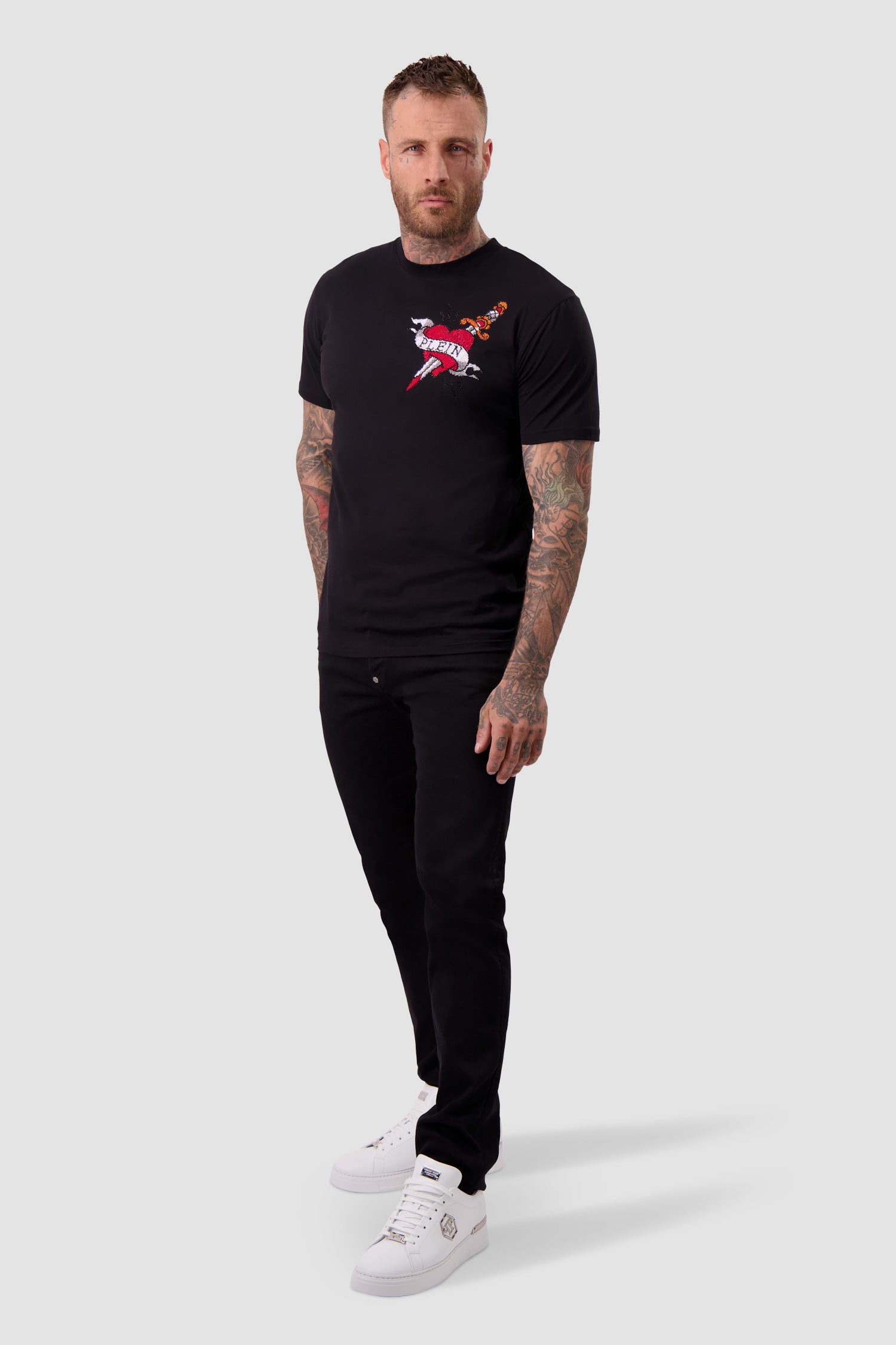 Philipp Plein Round Neck SS Love T-Shirt