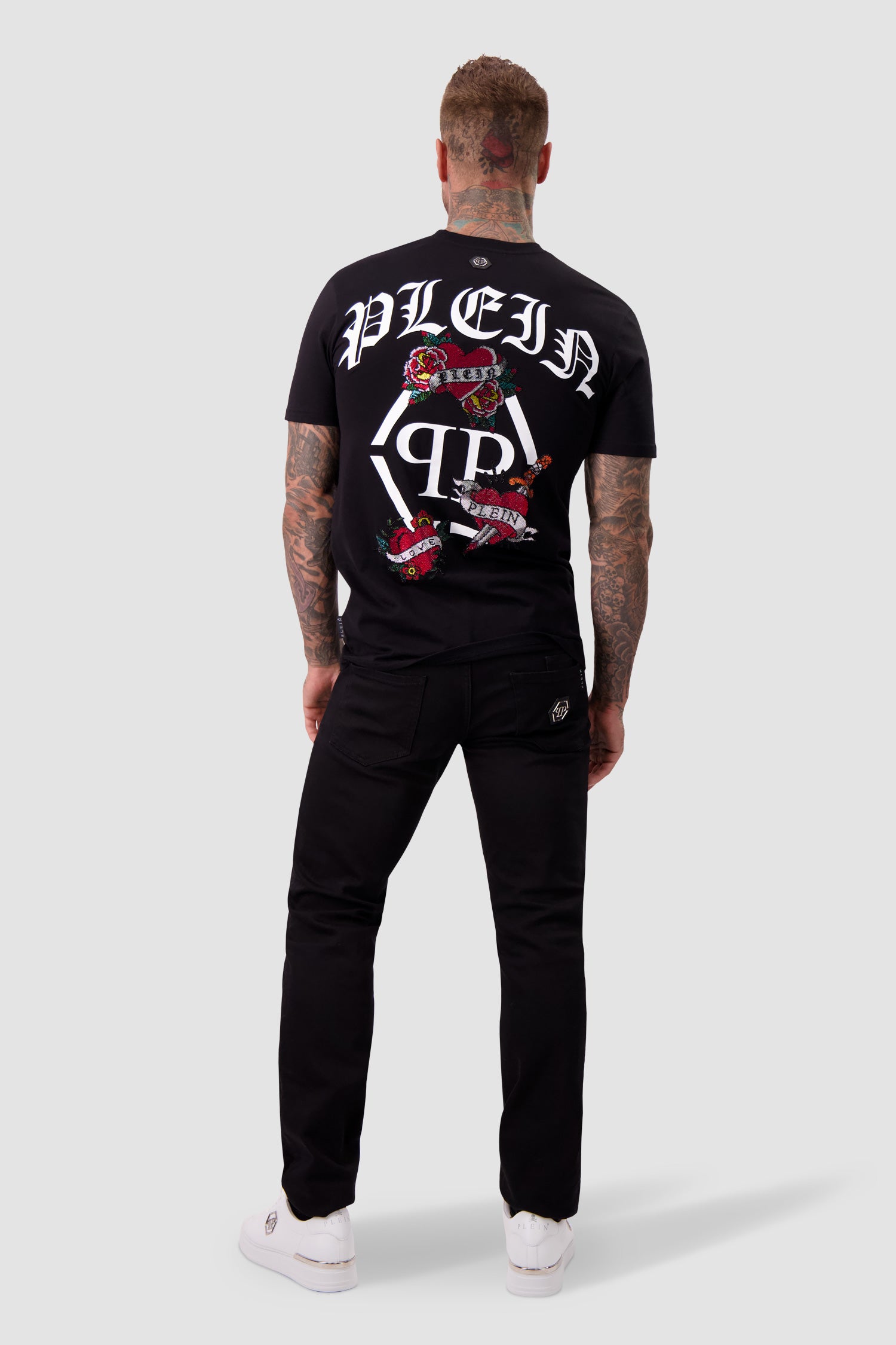 Philipp Plein Round Neck SS Love T-Shirt