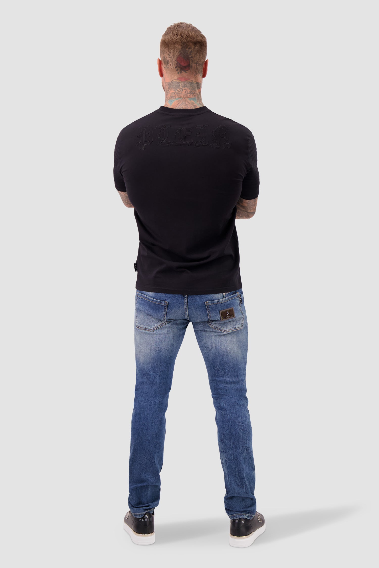 Philipp Plein Round Neck SS Gothic Plein T-Shirt