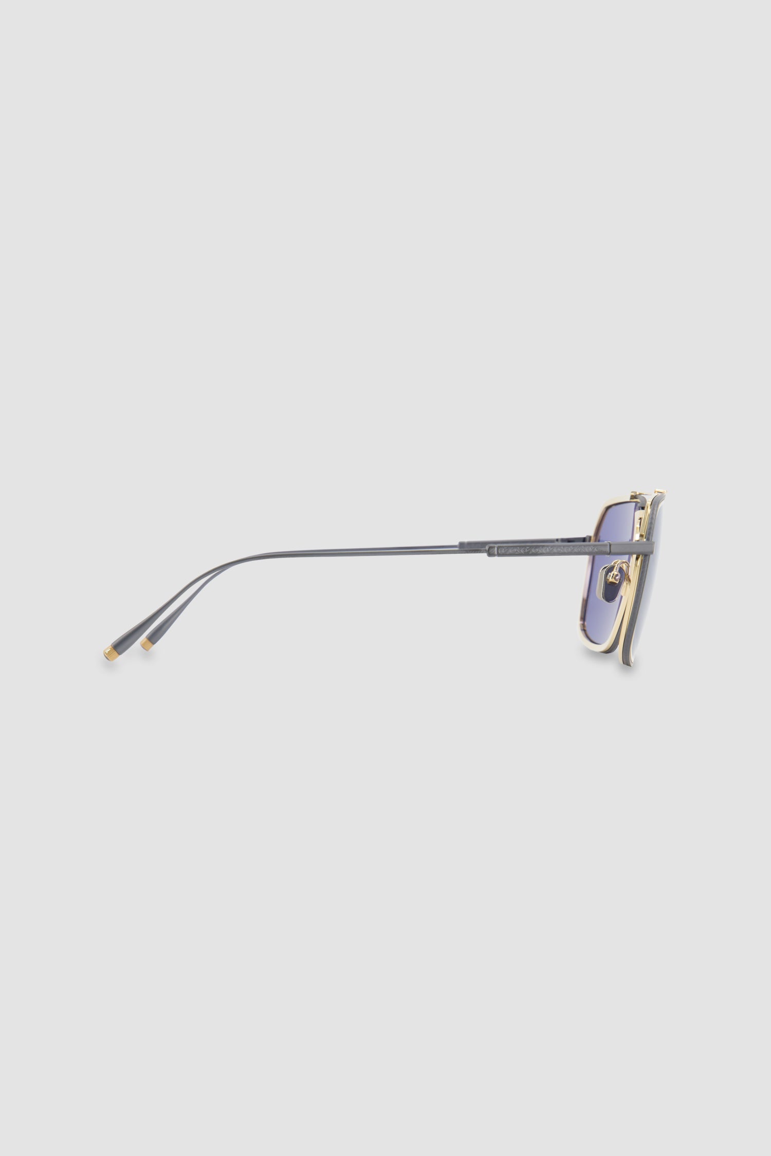 Masunaga Gold/Blue Misago Sunglasses