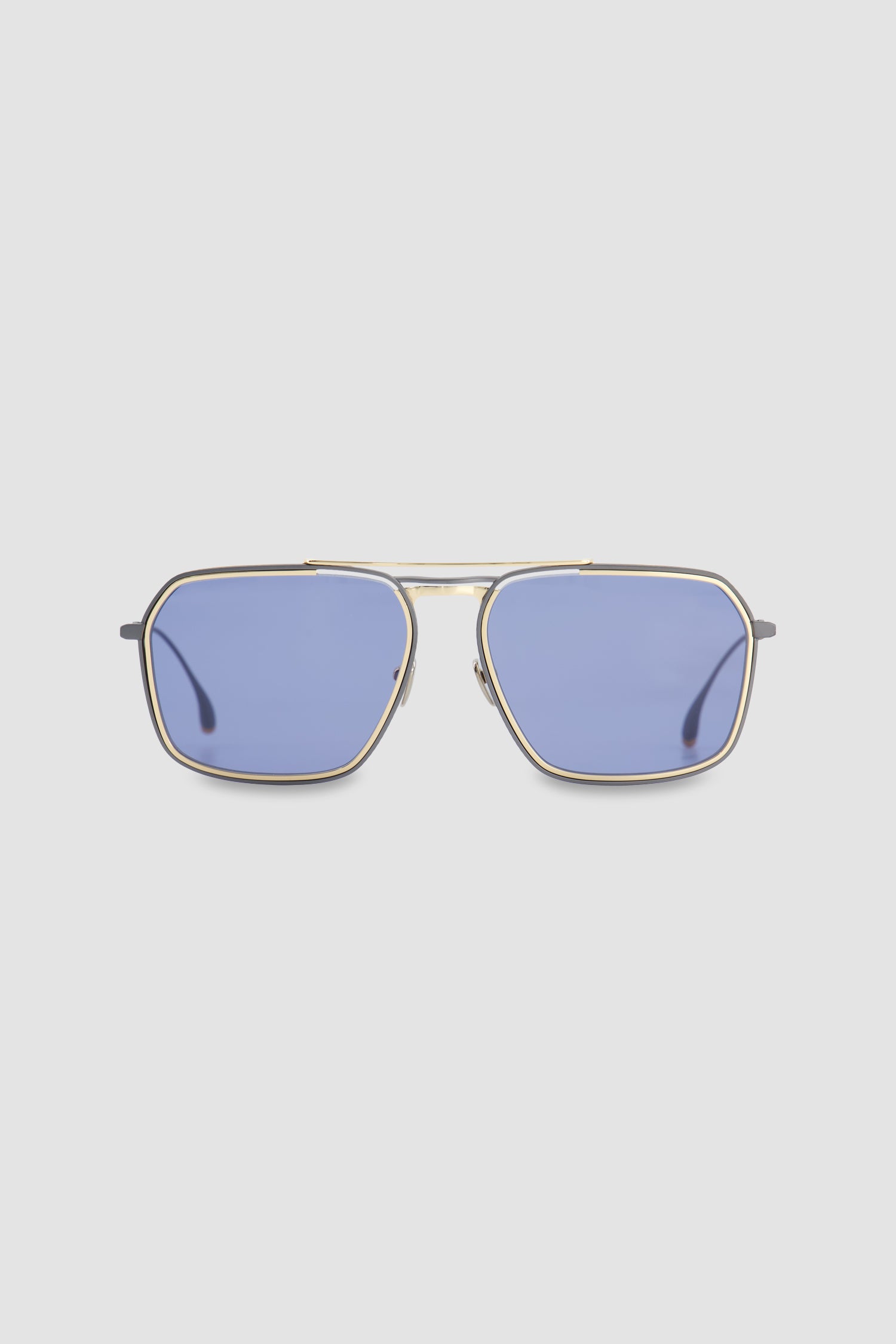 Masunaga Gold/Blue Misago Sunglasses