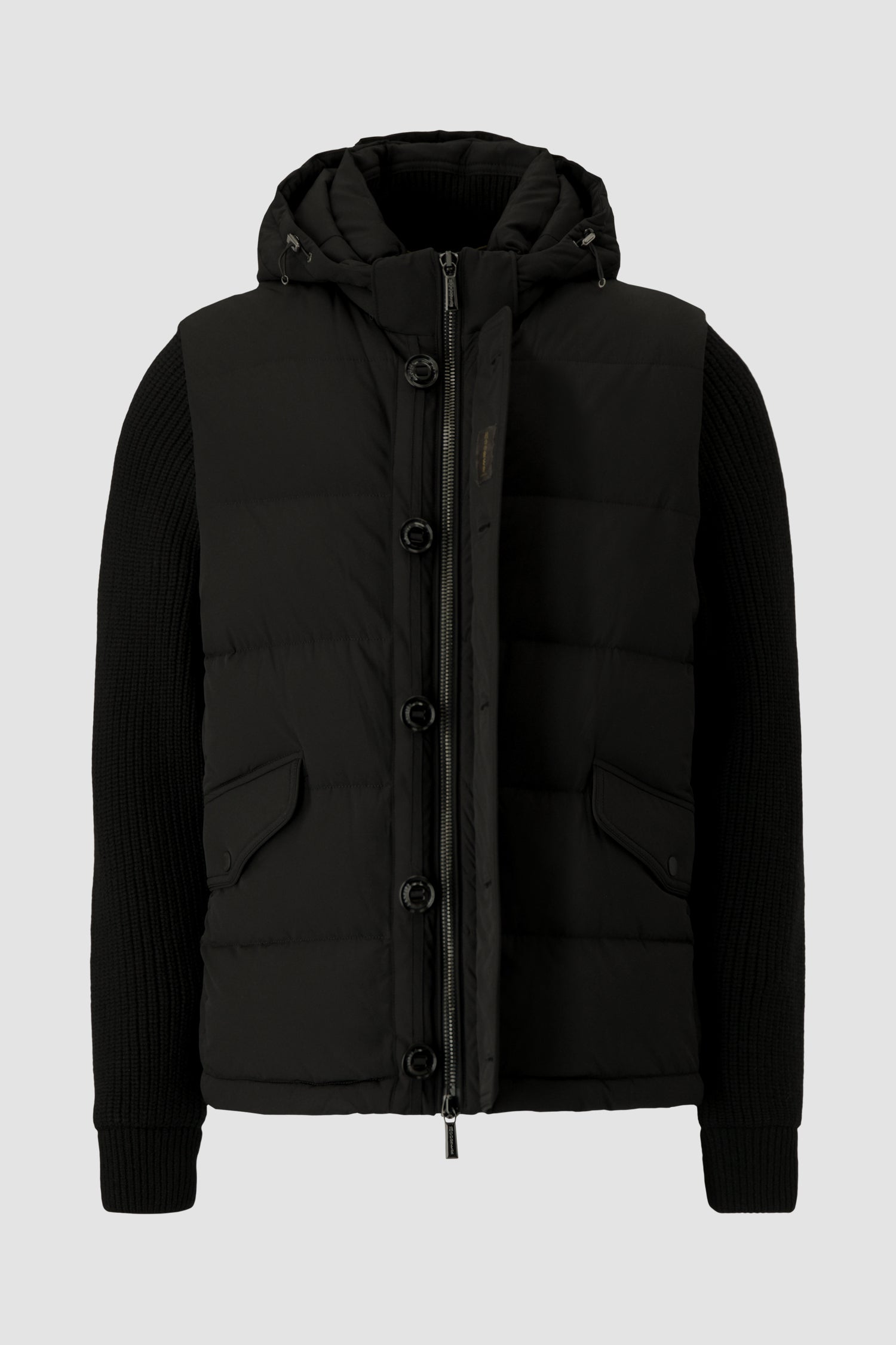 Moorer Black/Nero Detachable Sleeve FOSCOLO-KNM Jacket
