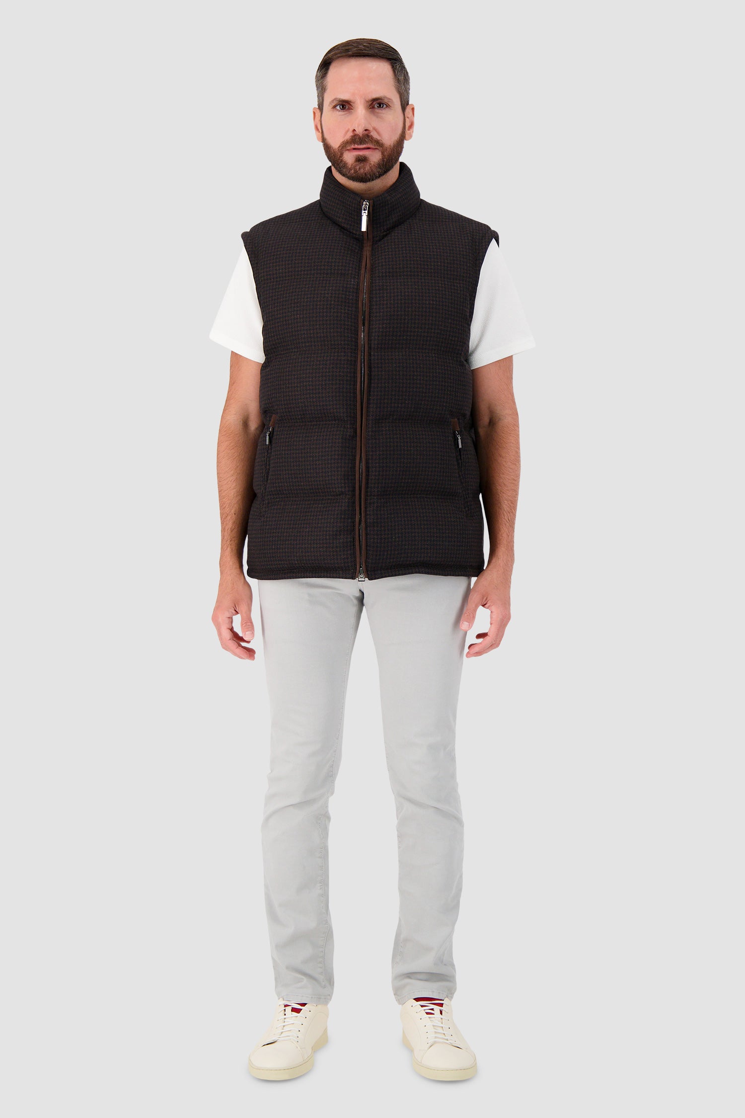 Hettabretz Brown Down Vest