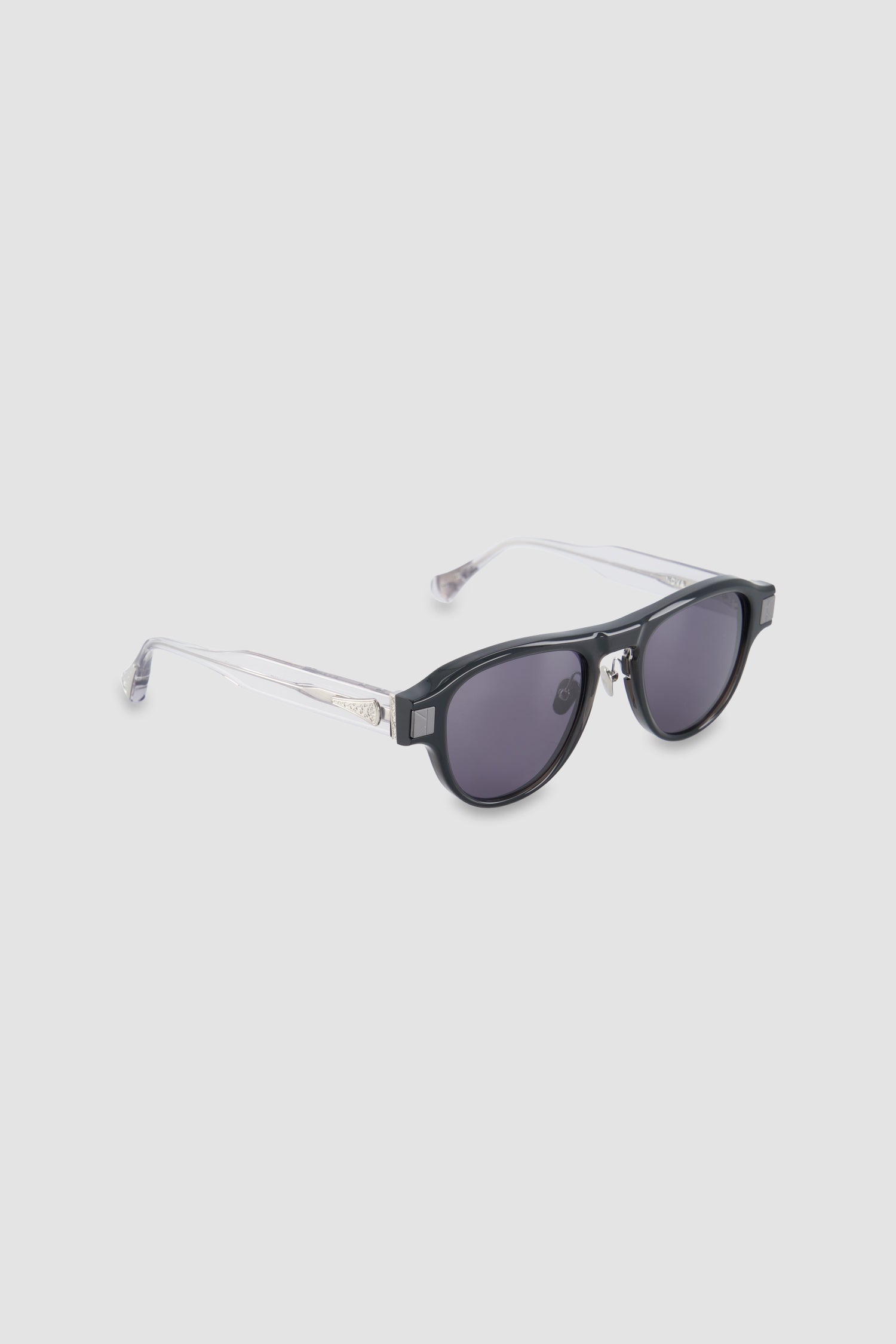 Masunaga Black/Grey Nova Sunglasses