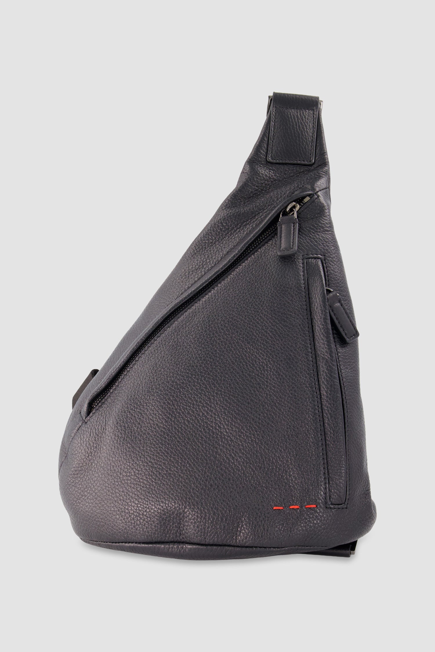 Kiton Black Deerskin Mono Backpack