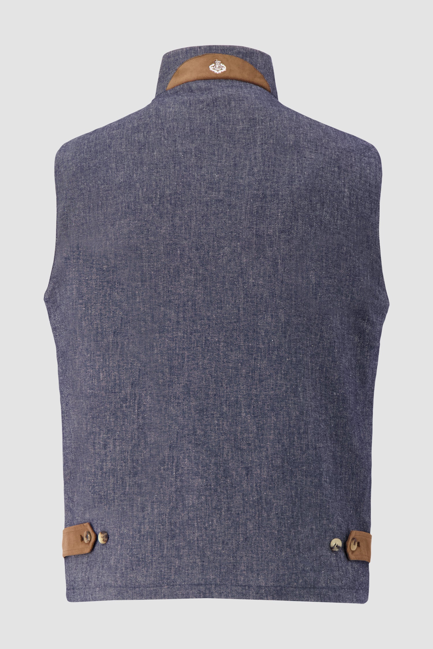 Luigi Borrelli Blue Gilet Vest