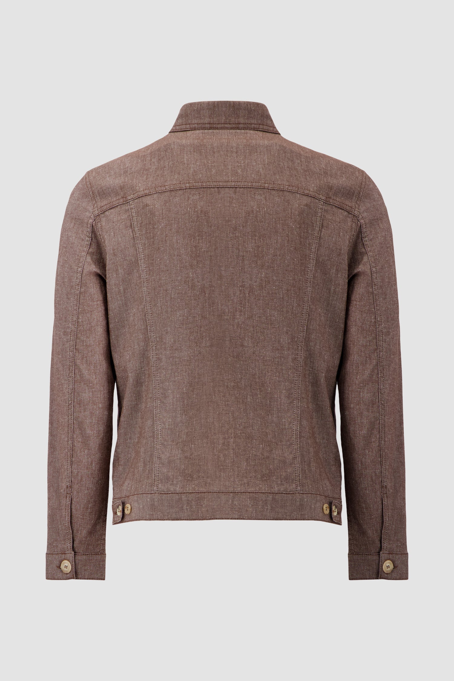 Luigi Borrelli Brown Giubbino Jeans Jacket