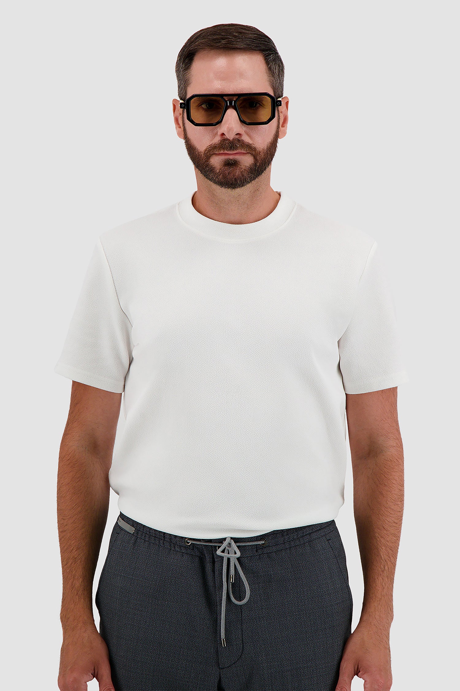 Kuboraum Black/Ivory Sunglasses