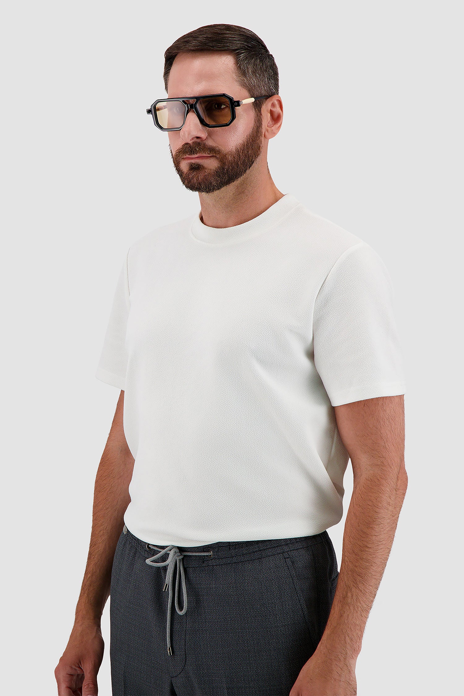 Kuboraum Black/Ivory Sunglasses