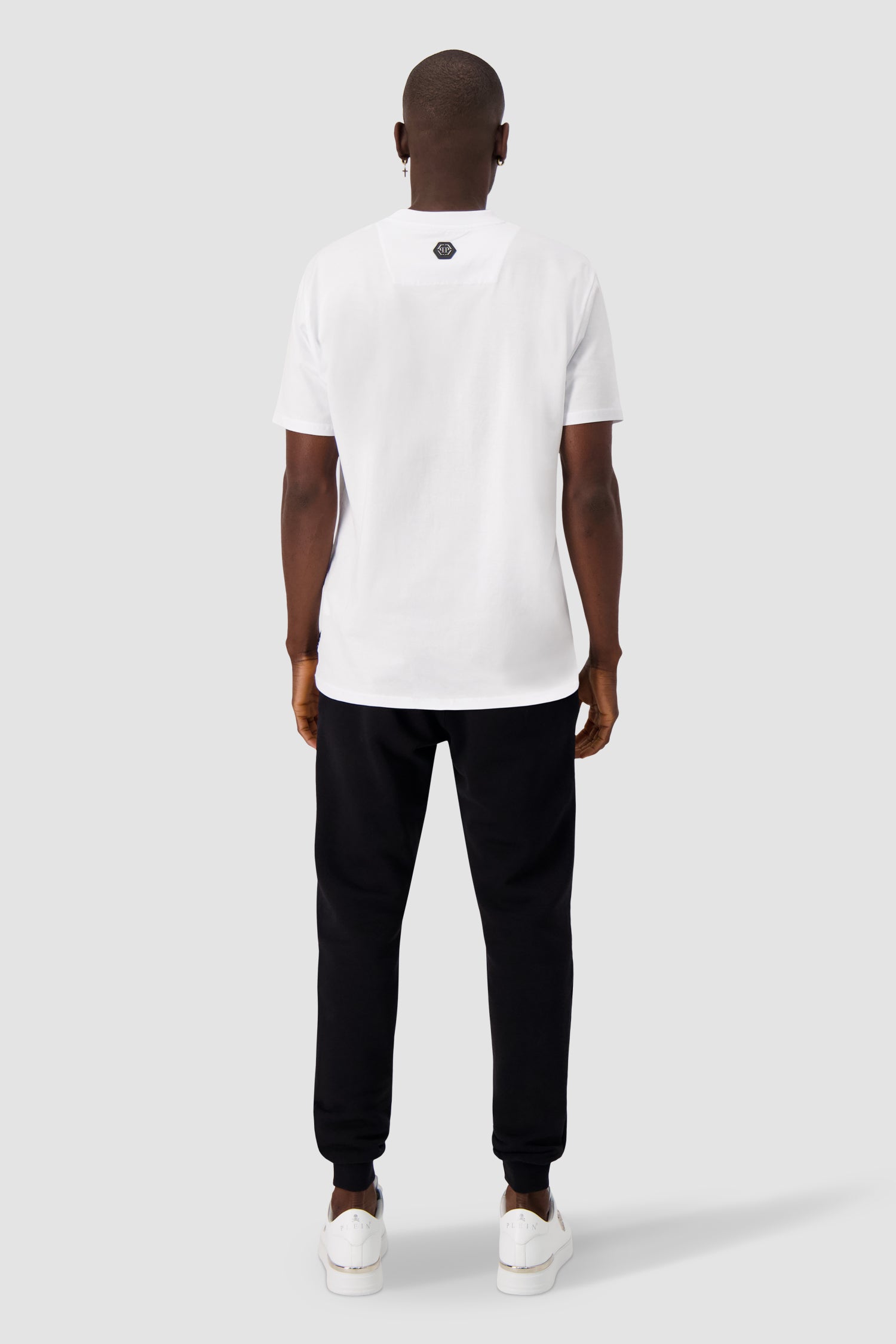 Philipp Plein White Round Neck SS T-Shirt