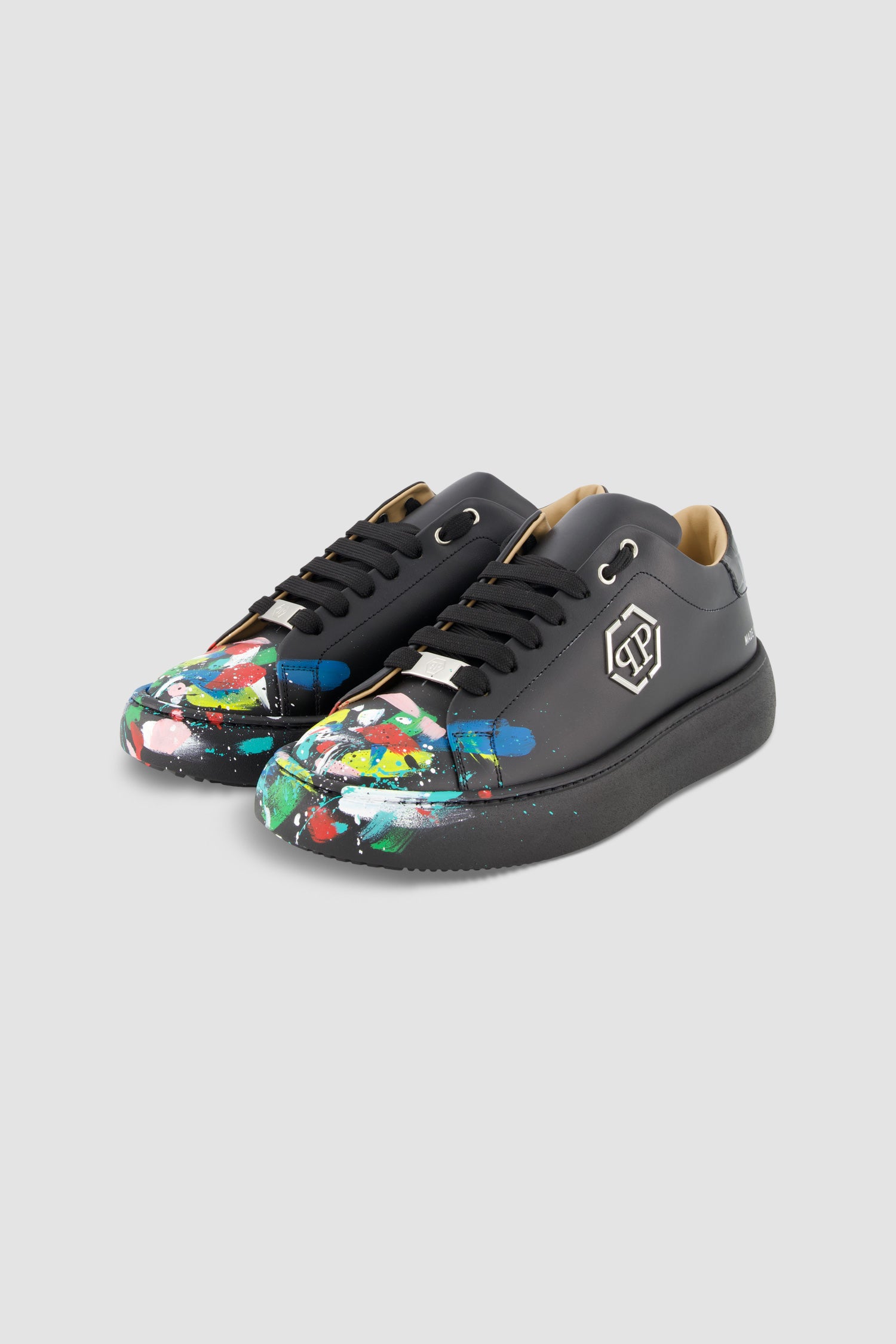 Philipp Plein Dripping Lo-Top Sneakers