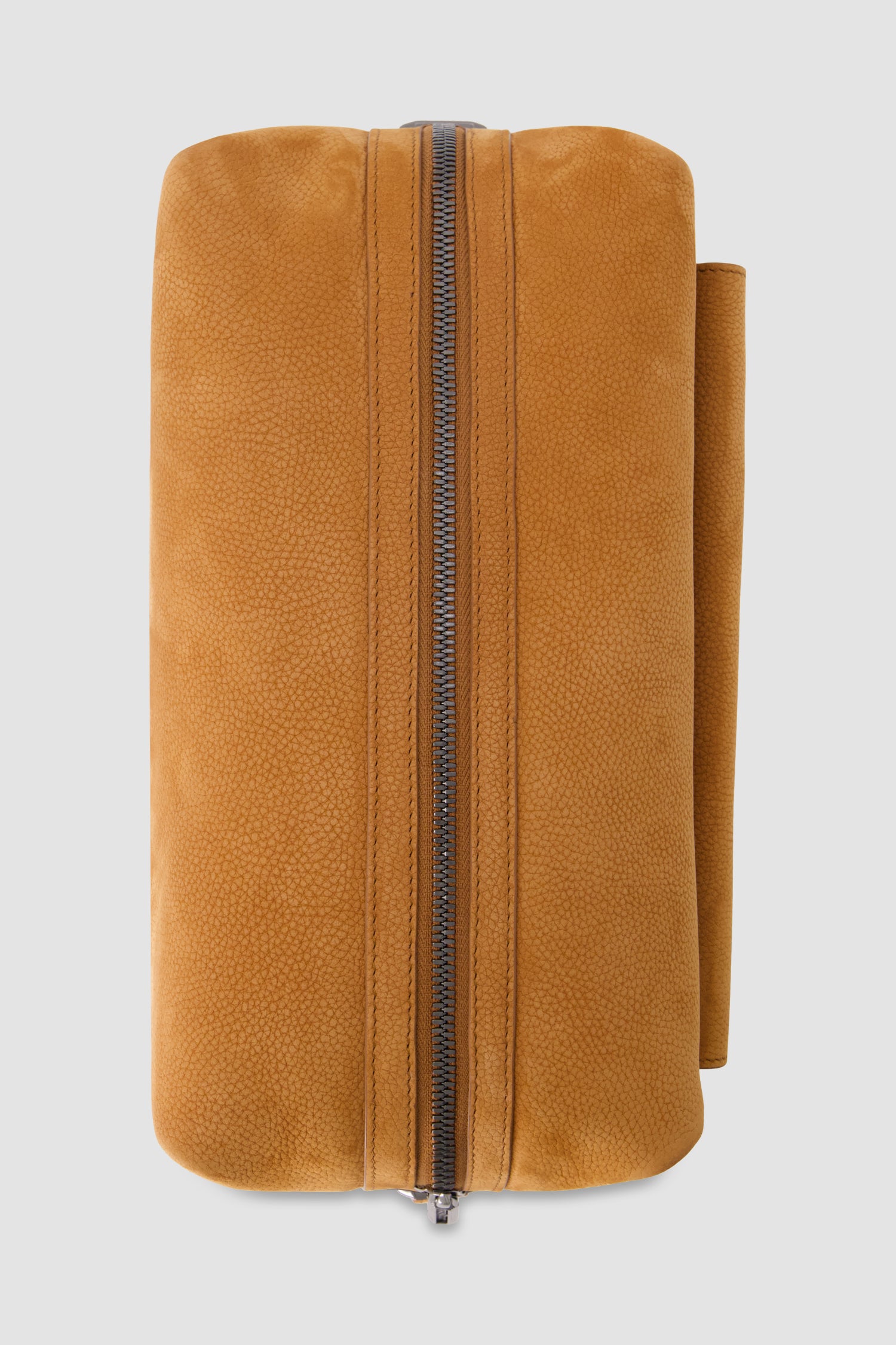 Stefano Ricci Brown Vitello Leather Toiletry Bag