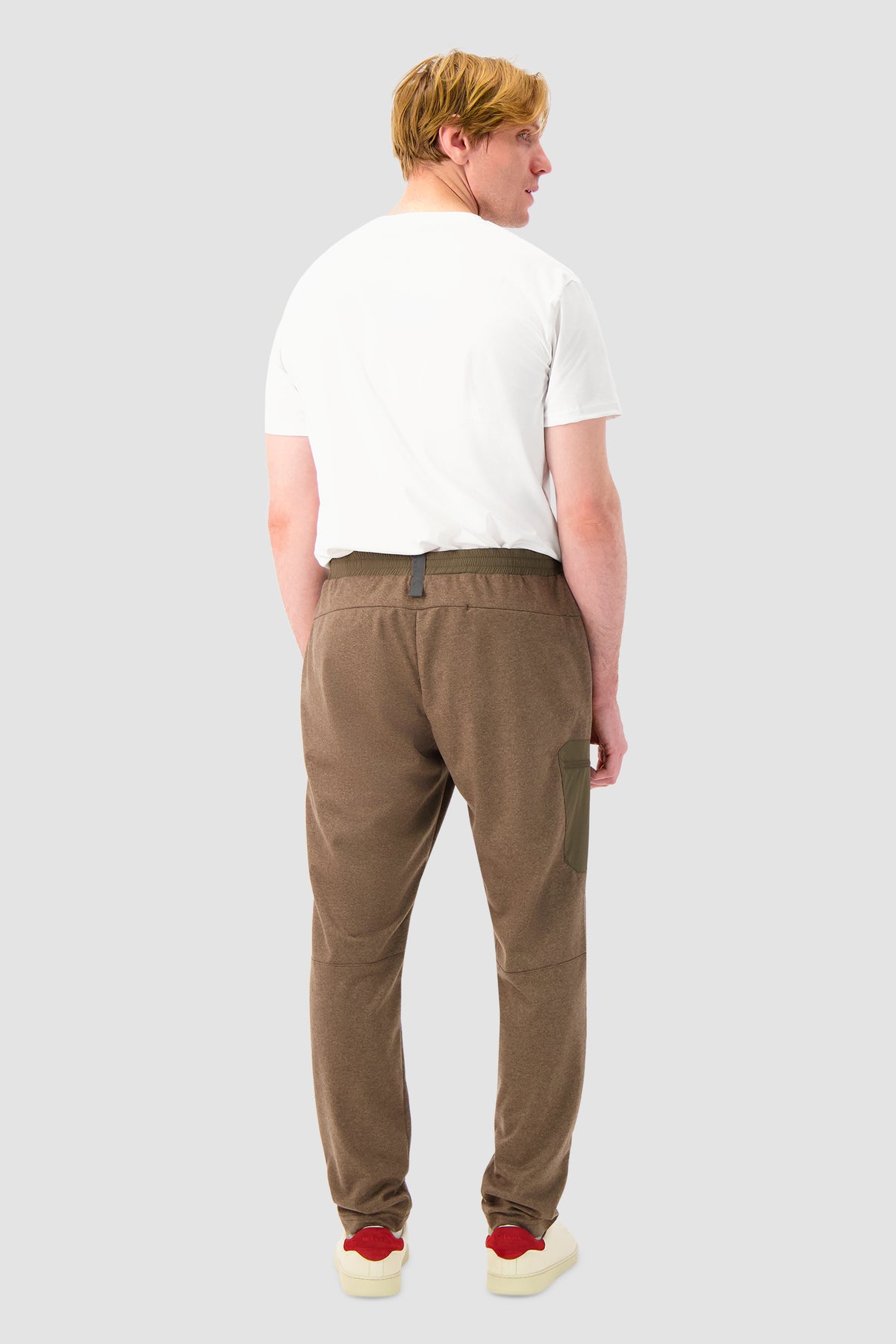 Sease Taupe Cashmere Drawstring Trousers
