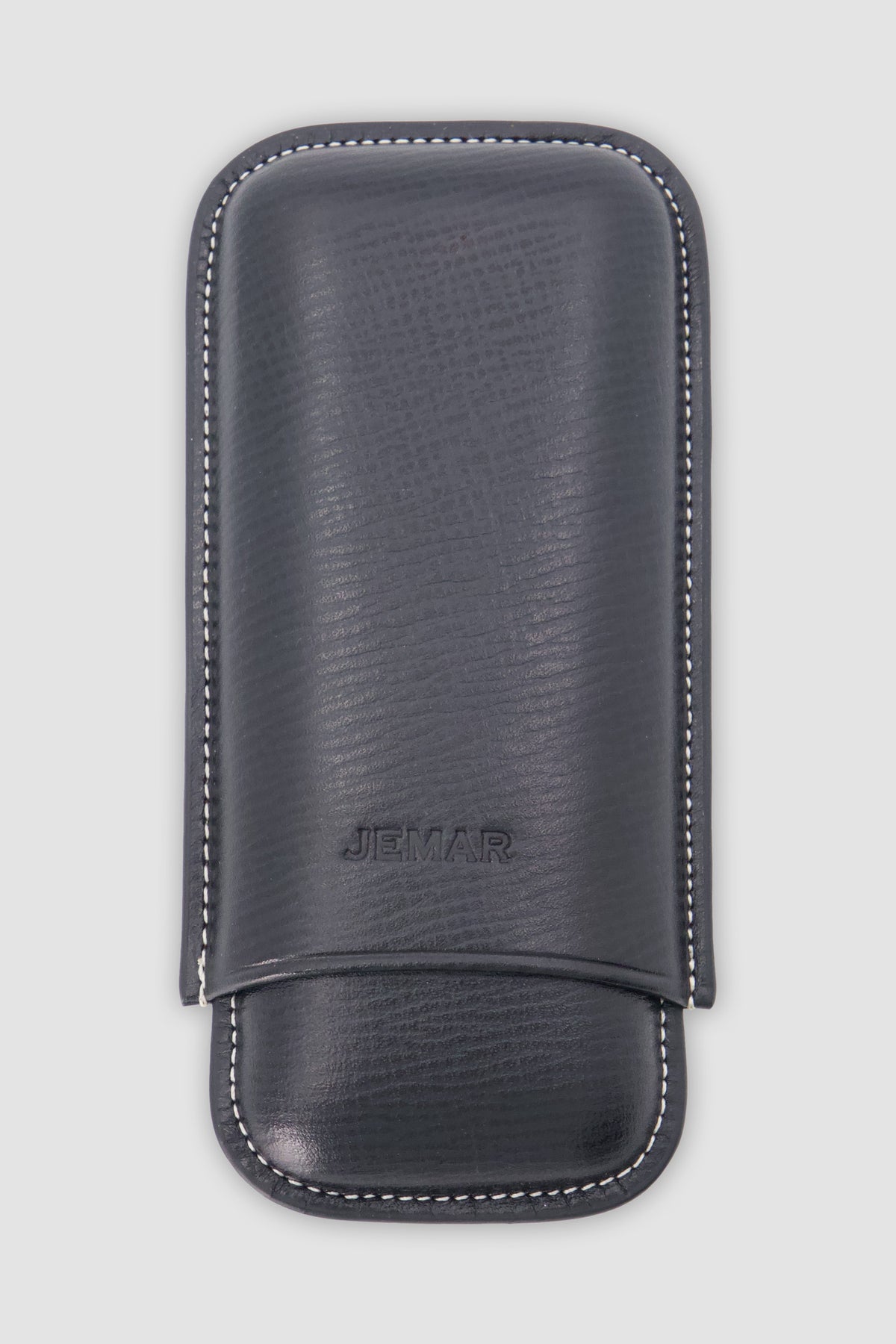 Jemar Black Leather Cigar Case
