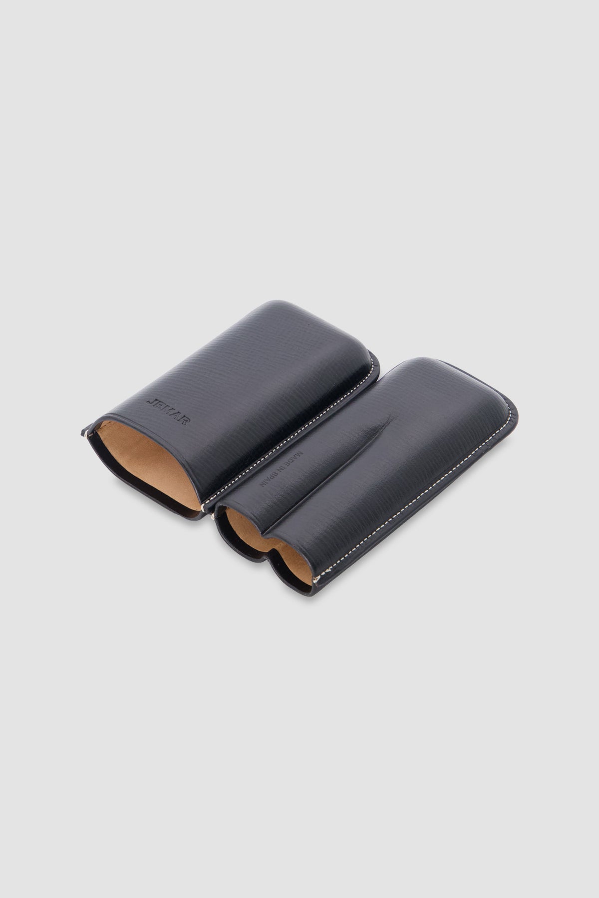 Jemar Black Leather Cigar Case