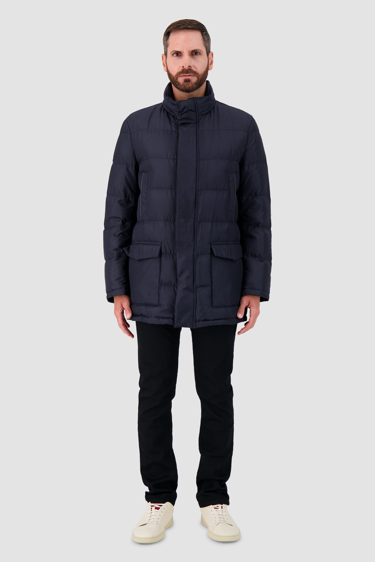 Hettabretz Navy Down Jacket