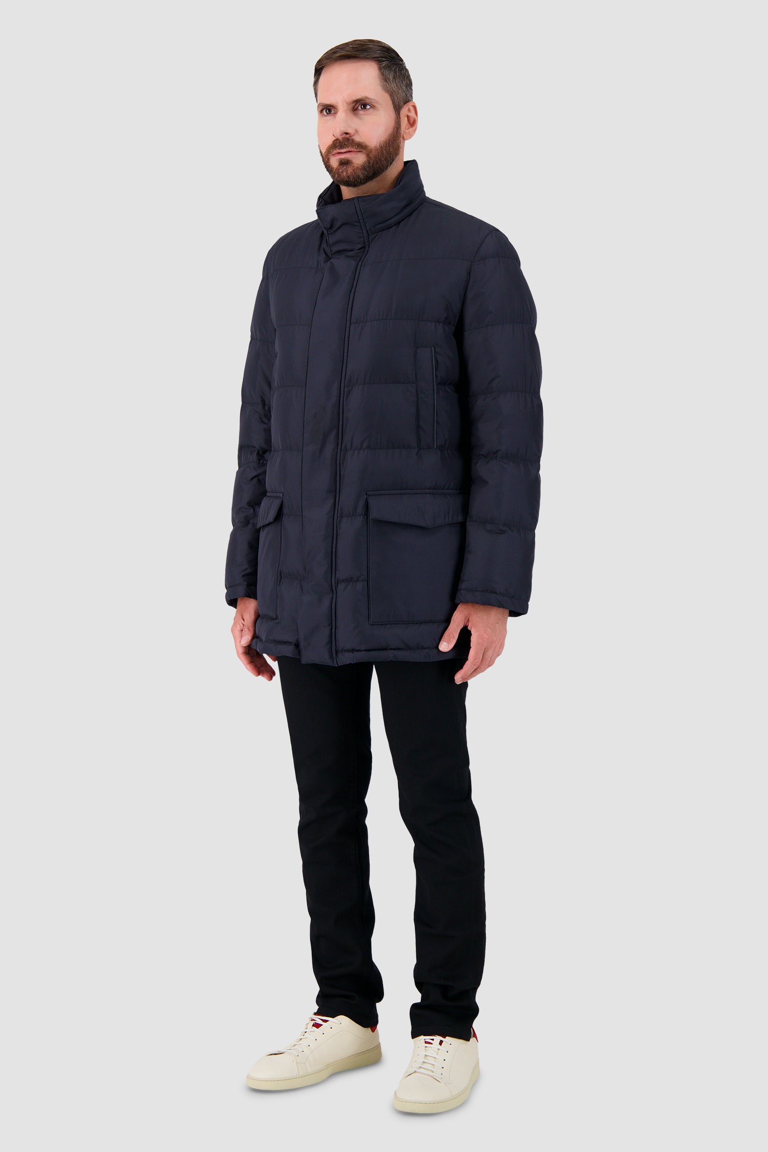 Hettabretz Navy Down Jacket
