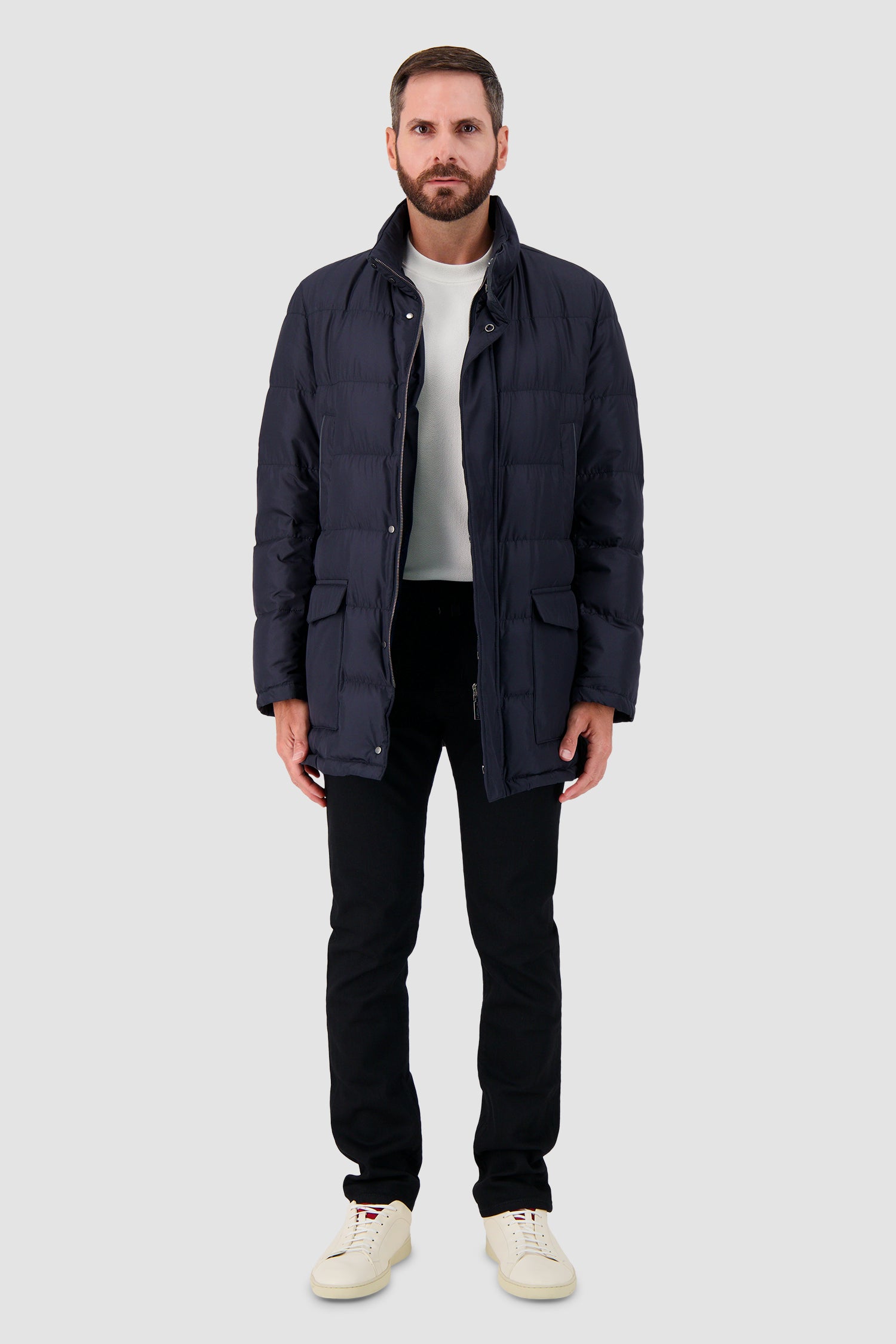 Hettabretz Navy Down Jacket