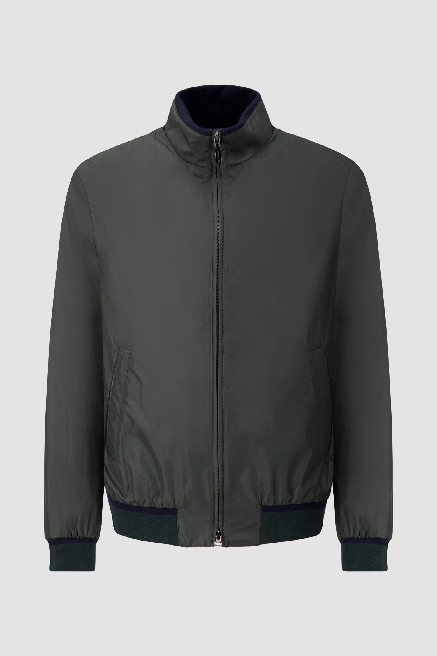 Hettabretz Blouson in silk with Caiman