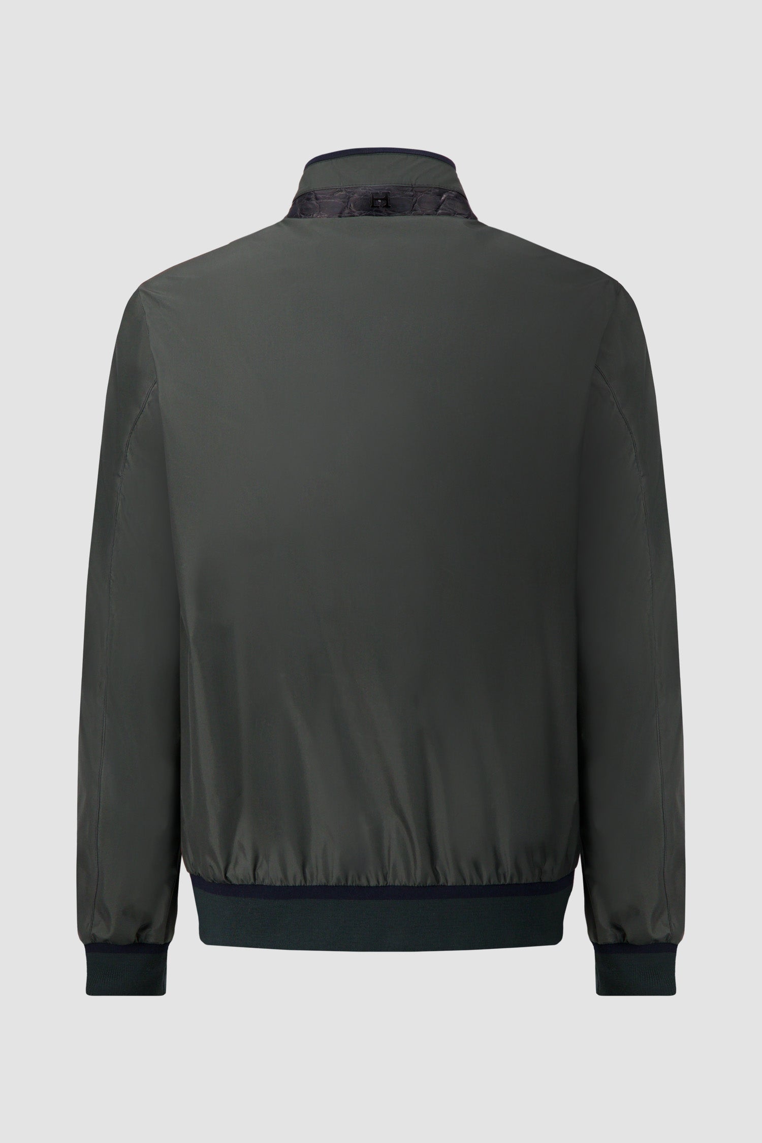 Hettabretz Blouson in silk with Caiman