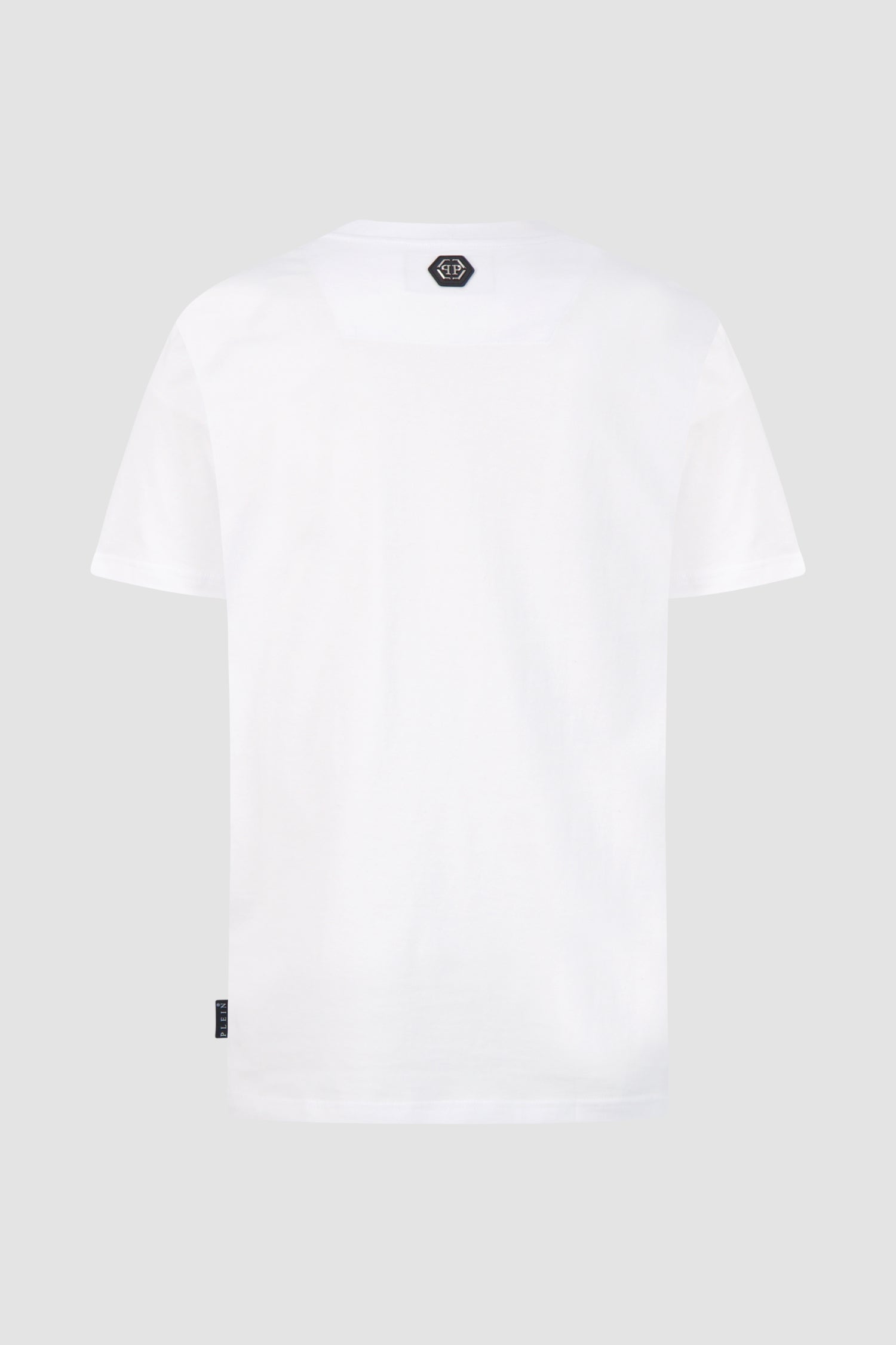 Philipp Plein White Round Neck SS Bulldogs T-Shirt