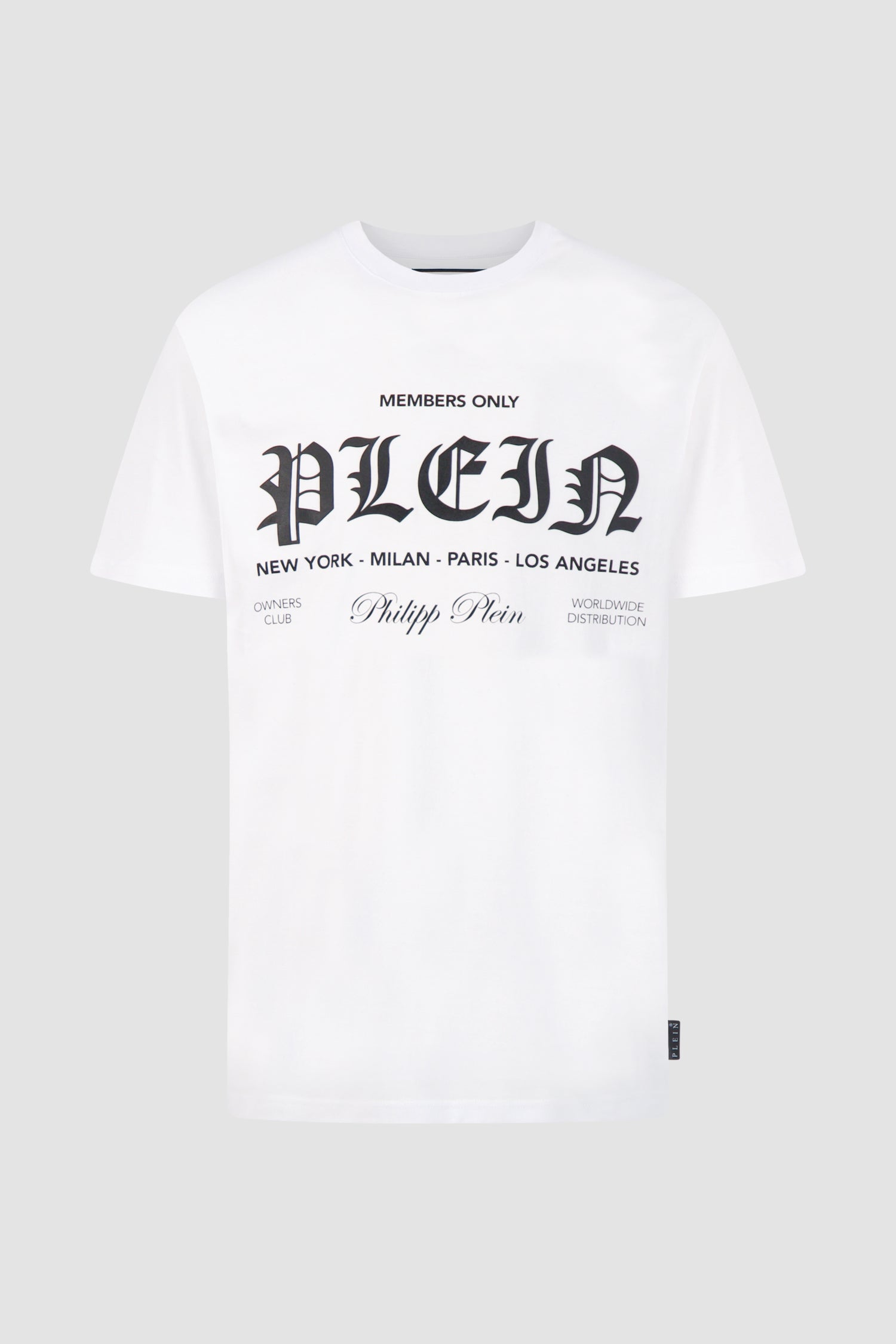 Philipp Plein White Round Neck SS T-Shirt