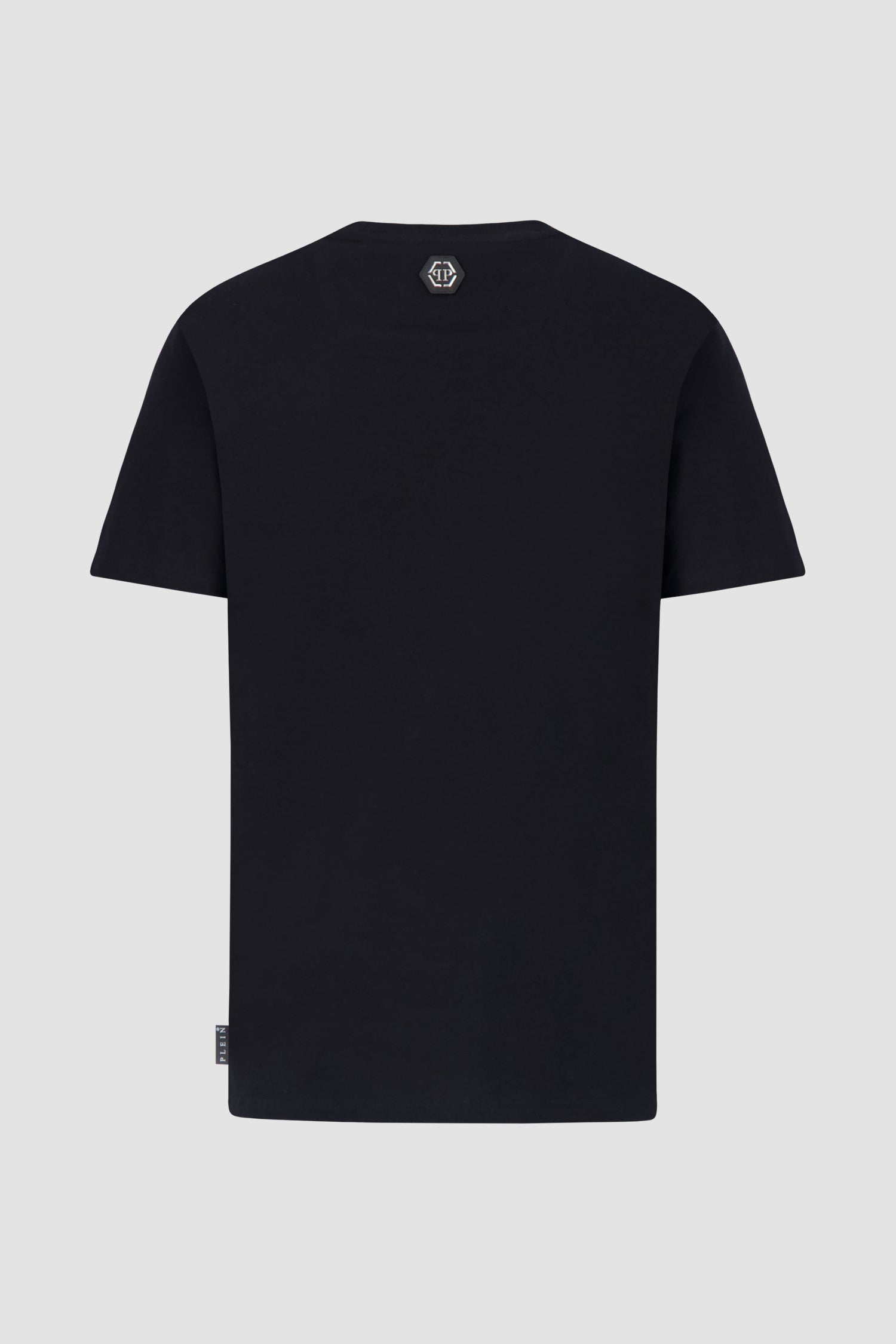 Philipp Plein Black Round Neck SS T-Shirt