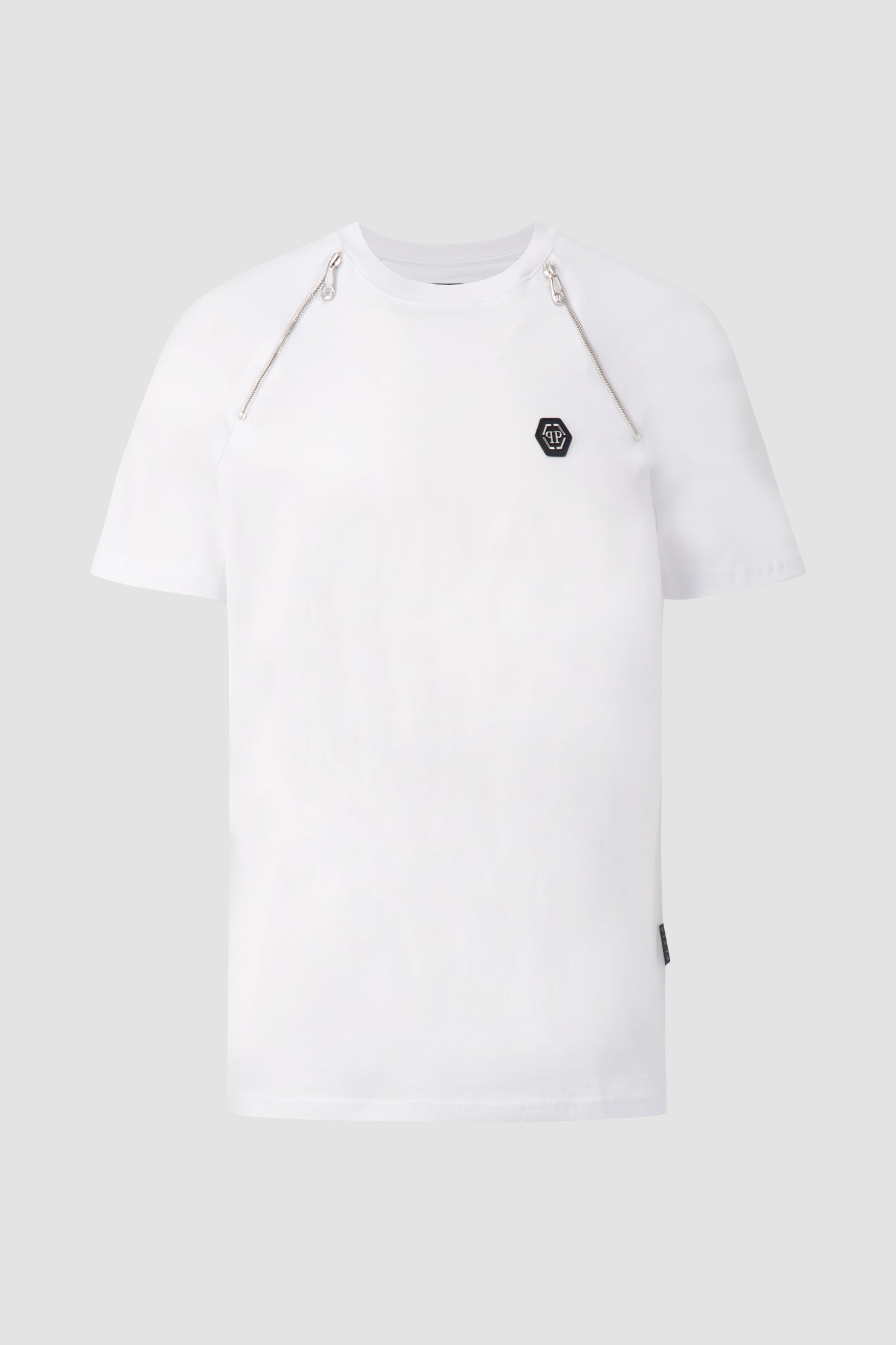 Philipp Plein White Round Neck SS T-Shirt