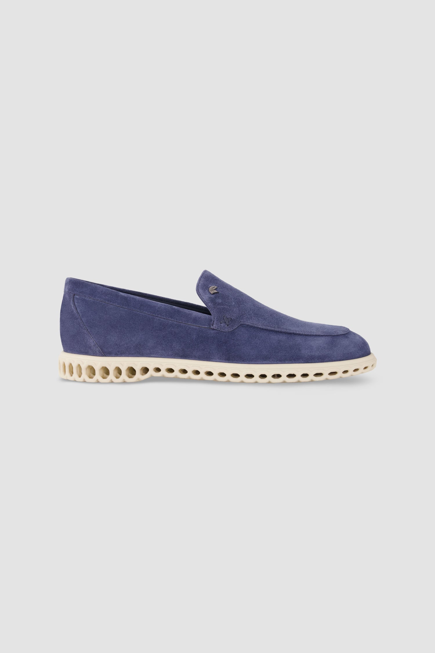 Mocassins en suède Stefano Ricci marine
