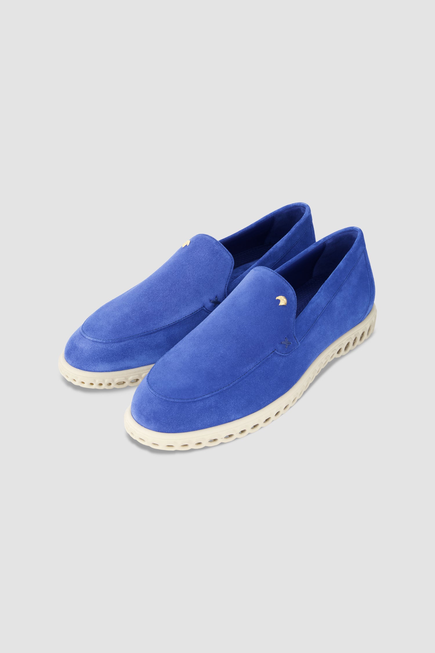 Stefano Ricci Suede Loafers Blue