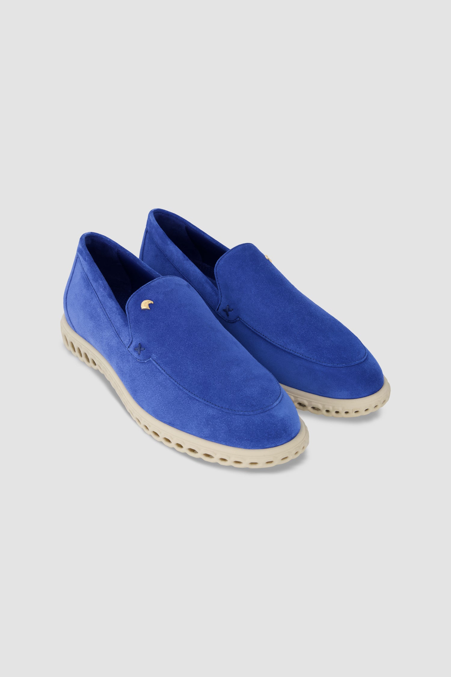 Stefano Ricci Suede Loafers Blue