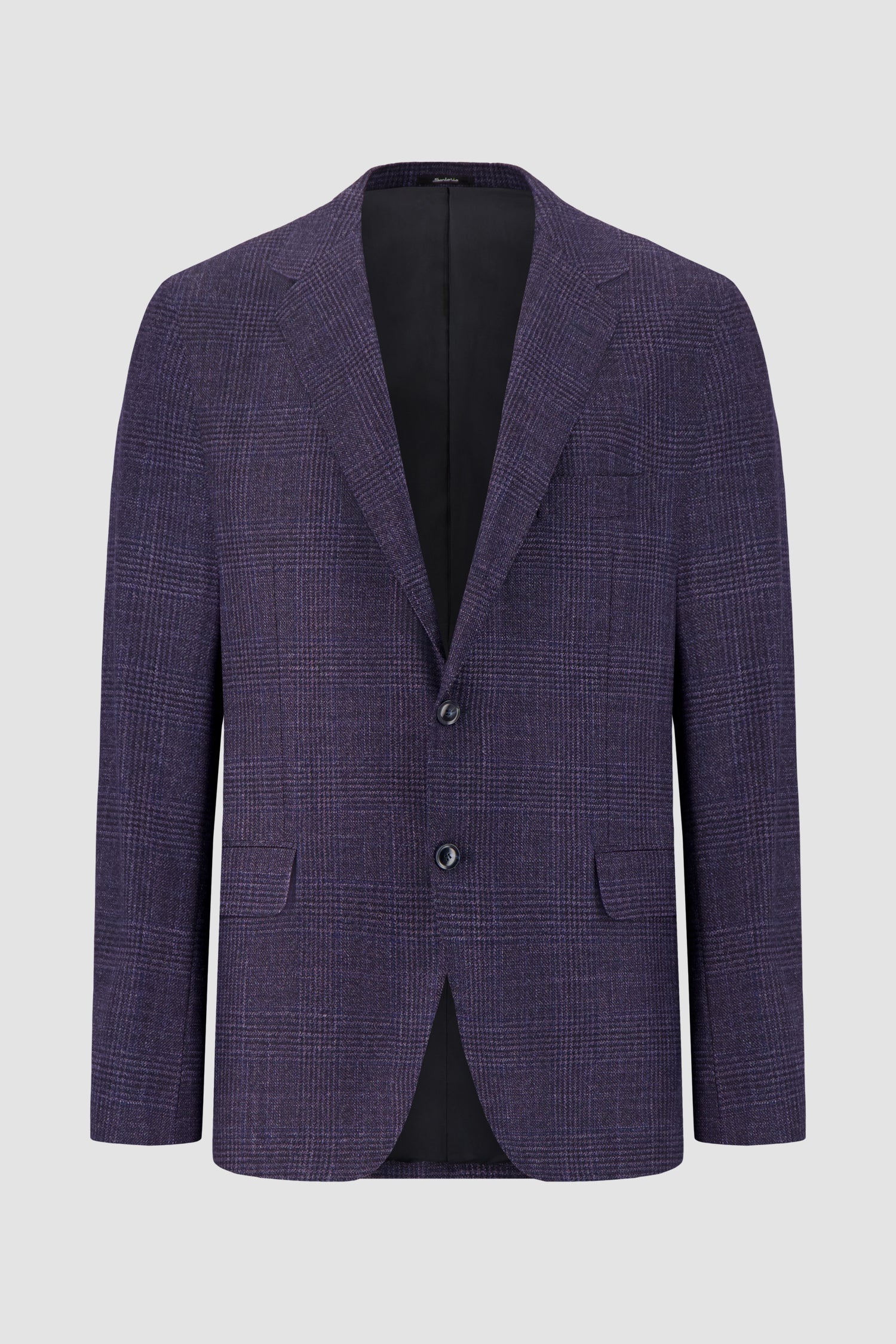 Sartorio Navy Glen Check Blazer