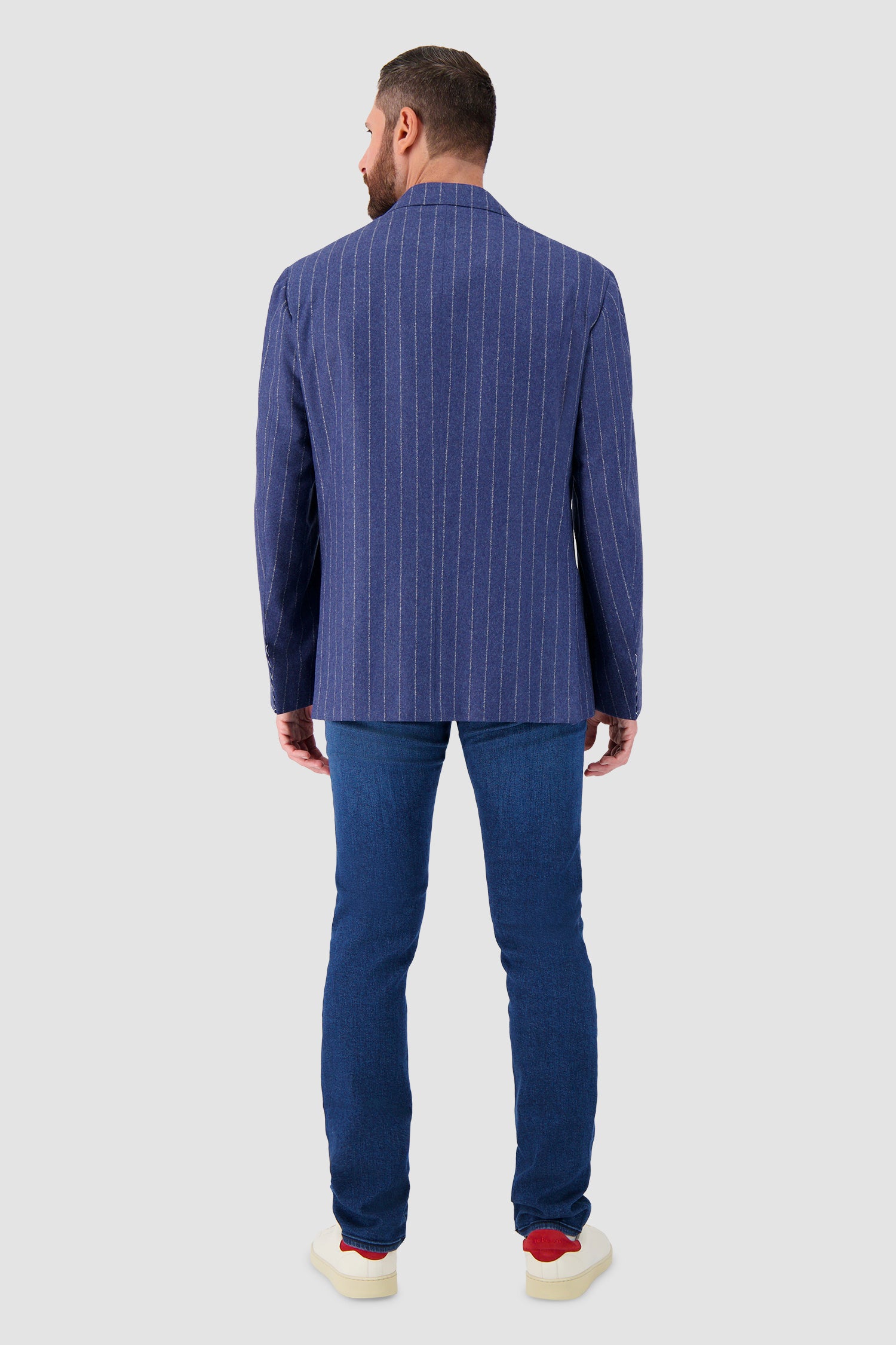 Sartorio Blue Pinstripe Blazer