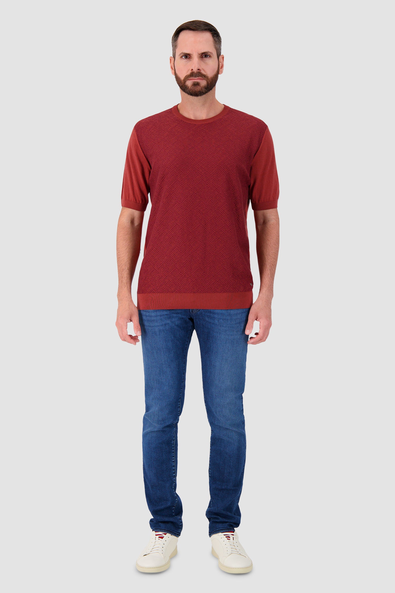 T-shirt Pashmere Carminio/Amaranto